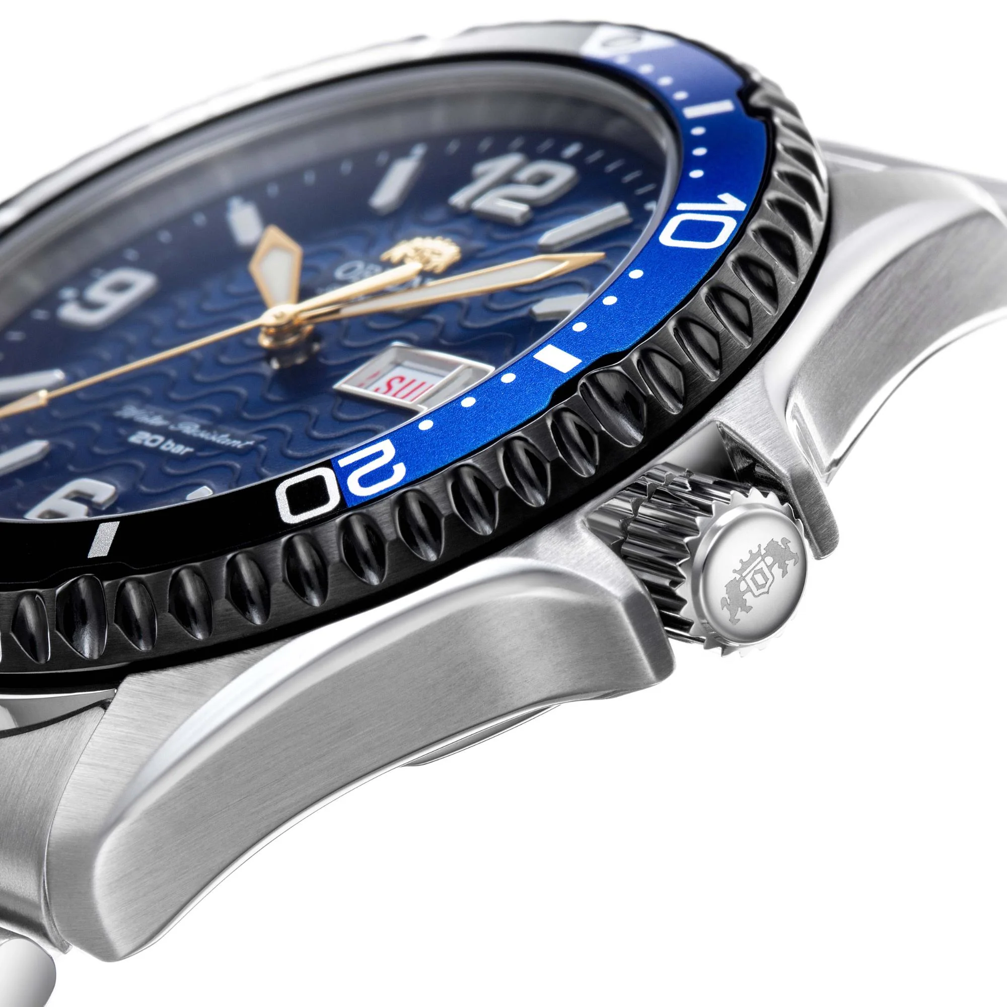 Orient Mako 20th Anniversary Limited Edition Automatic Blue Dial Stainless Steel Bracelet Men’s Watch RA-AA0822L - Image 2