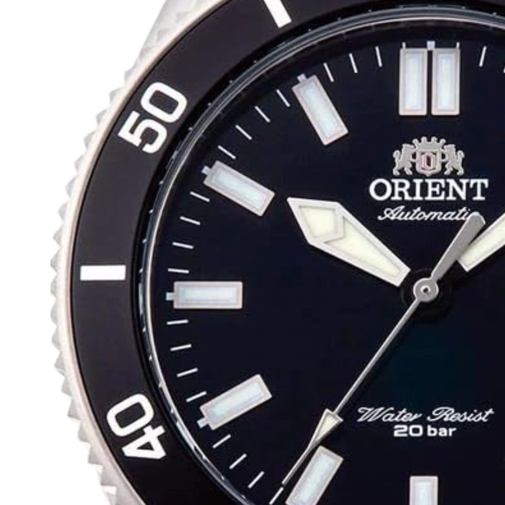 Orient Mako III Automatic Black Dial Rubber Strap Men’s Watch RA-AA0010B39B - Image 3