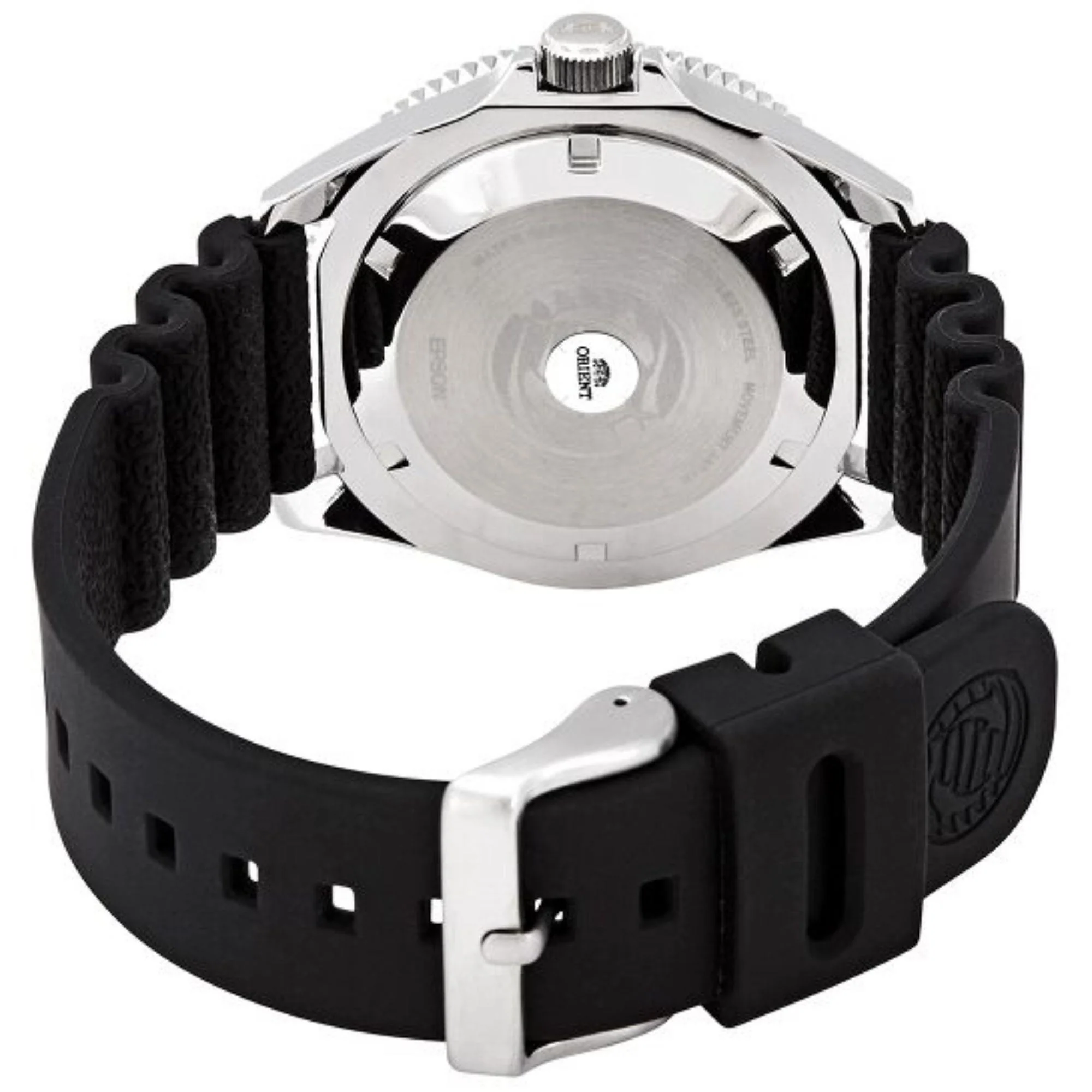 Orient Mako III Automatic Black Dial Rubber Strap Men’s Watch RA-AA0010B39B - Image 7