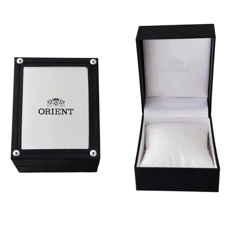 Orient Esteem II Contemporary Open Heart Automatic White Dial Leather Strap Men’s Watch TAG02005W0 - Image 12
