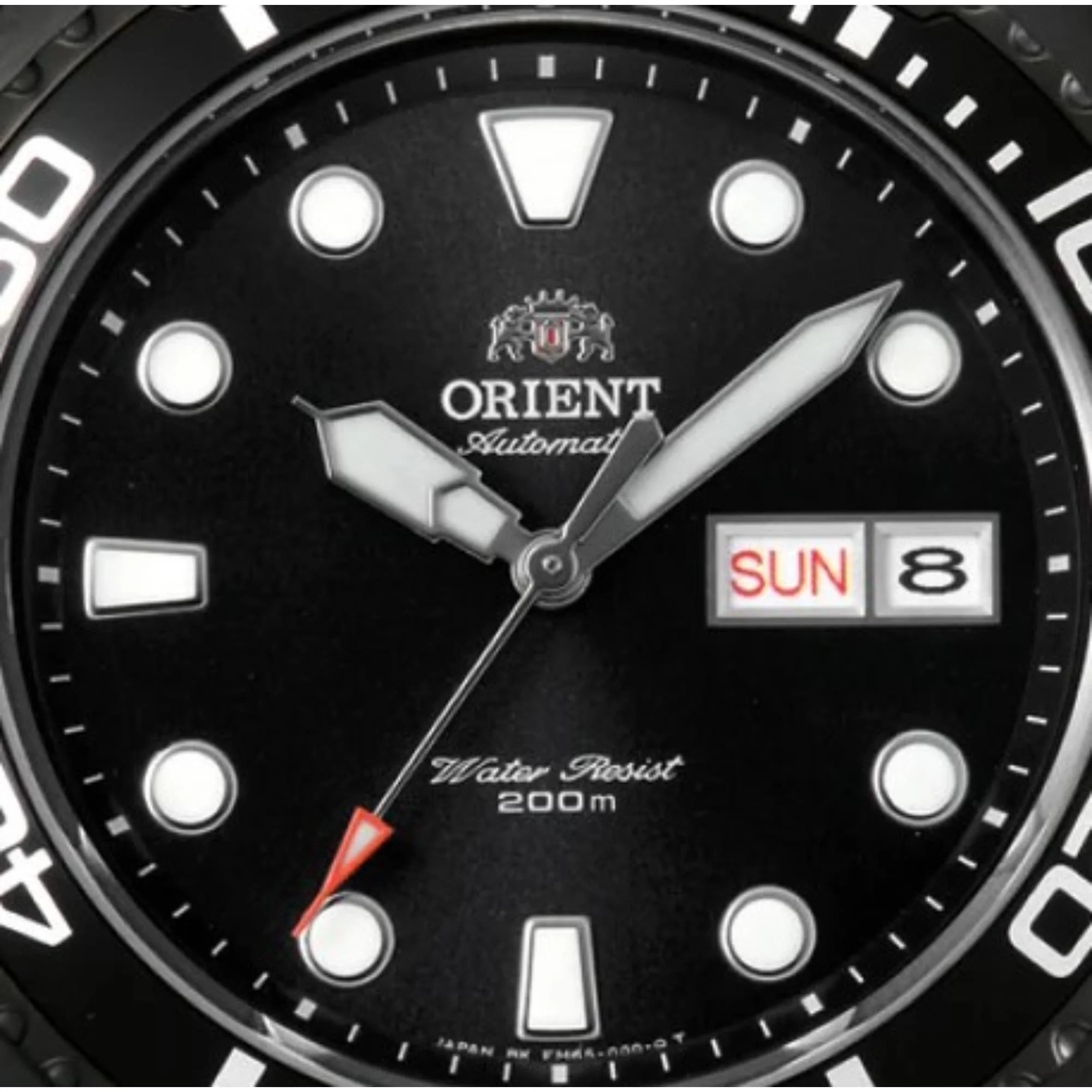 Orient Ray Raven II Automatic Black Dial Steel Strap Men's Dive Watch TAA02003B9 - Image 3