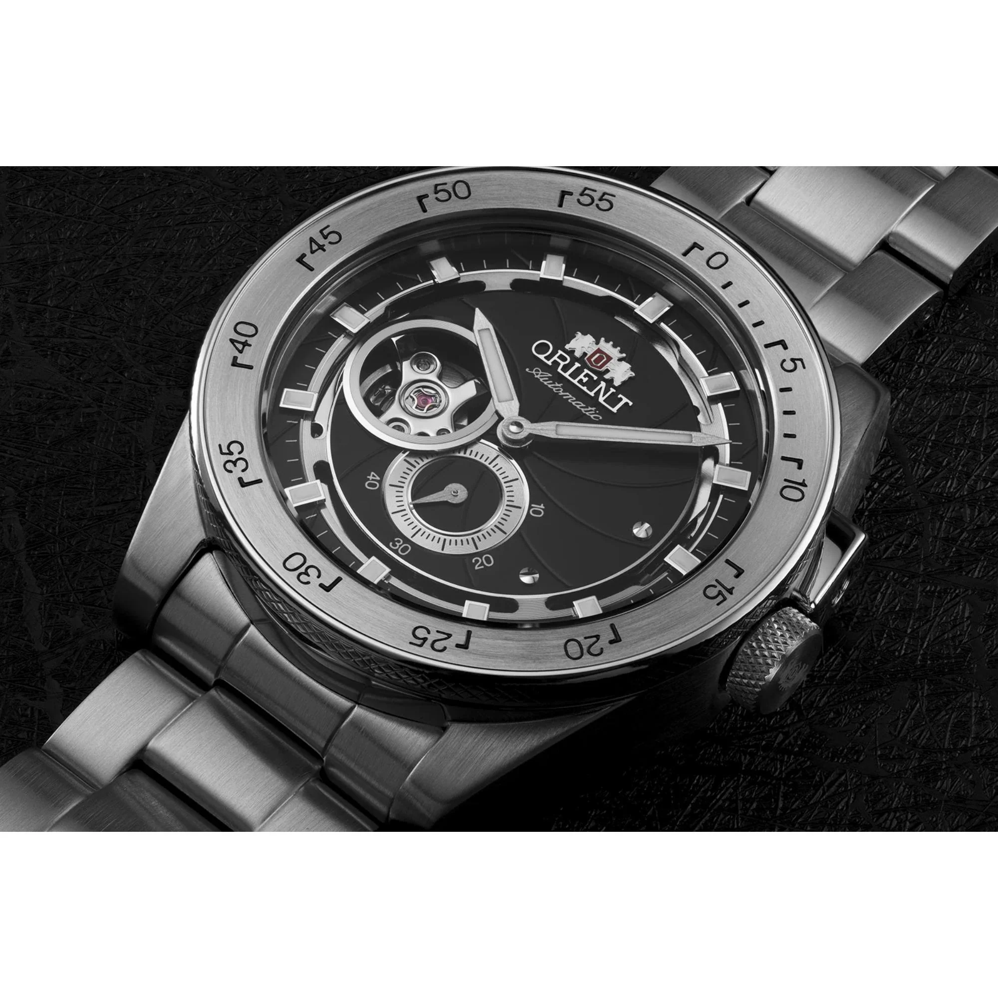 Orient Retro Future Camera Revival Automatic Black Dial Men’s Watch RA-AR0201B10B - Image 2