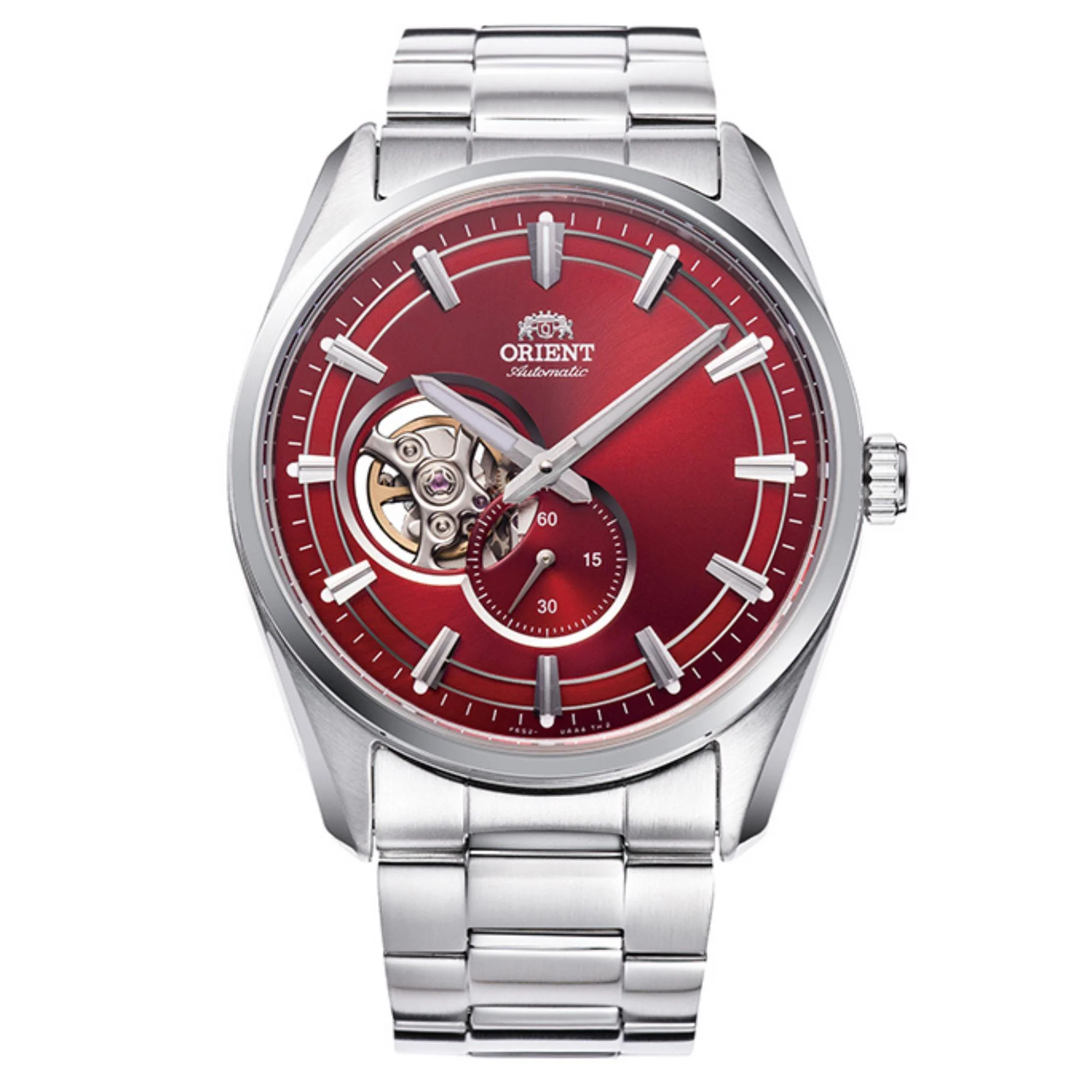 Orient Semi Skeleton Contemporary Red Dial Men’s Watch RA-AR0010R10B - Image 5