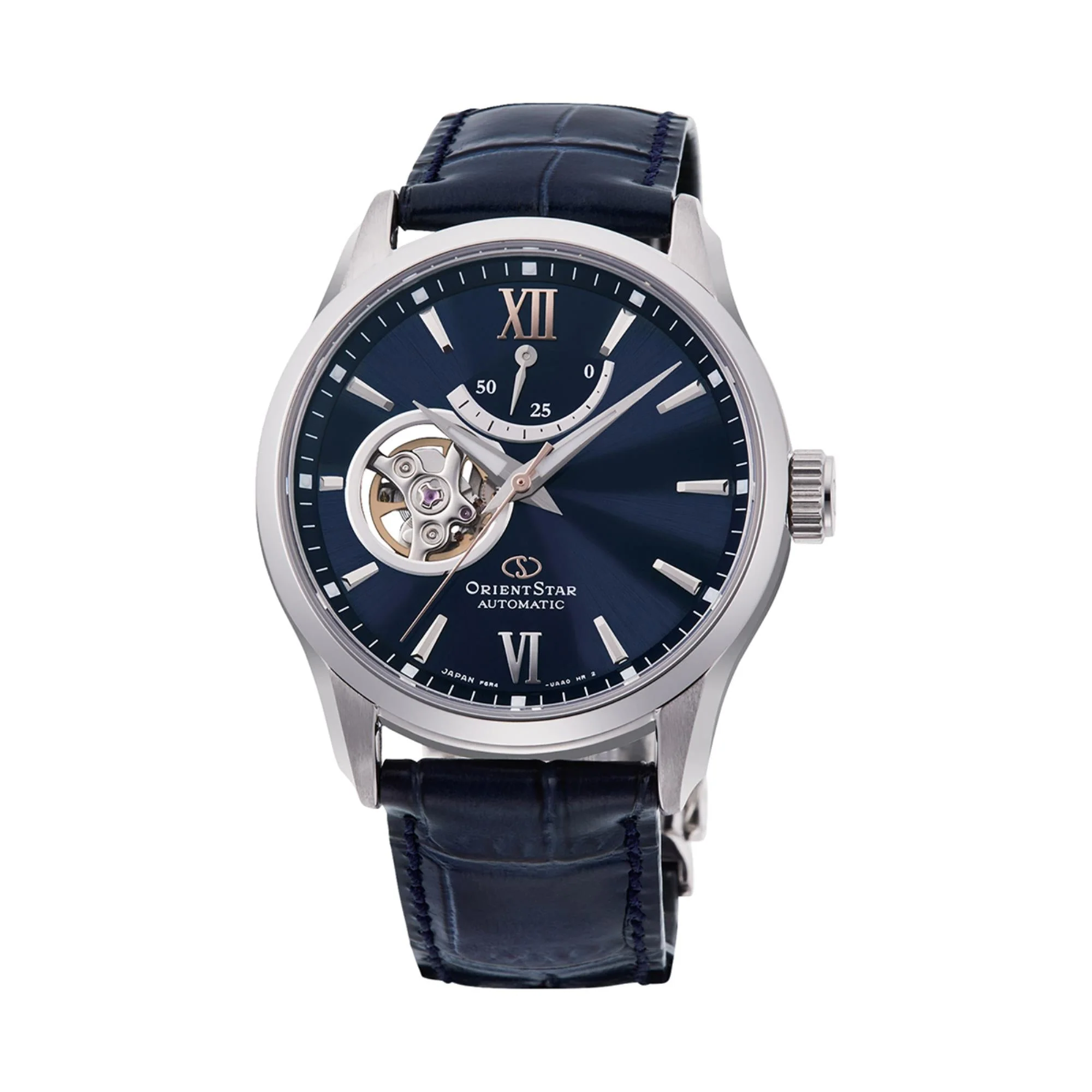 Orient Star Blue Dial Leather Strap Men’s Watch RE-AT0006L00B - Image 9