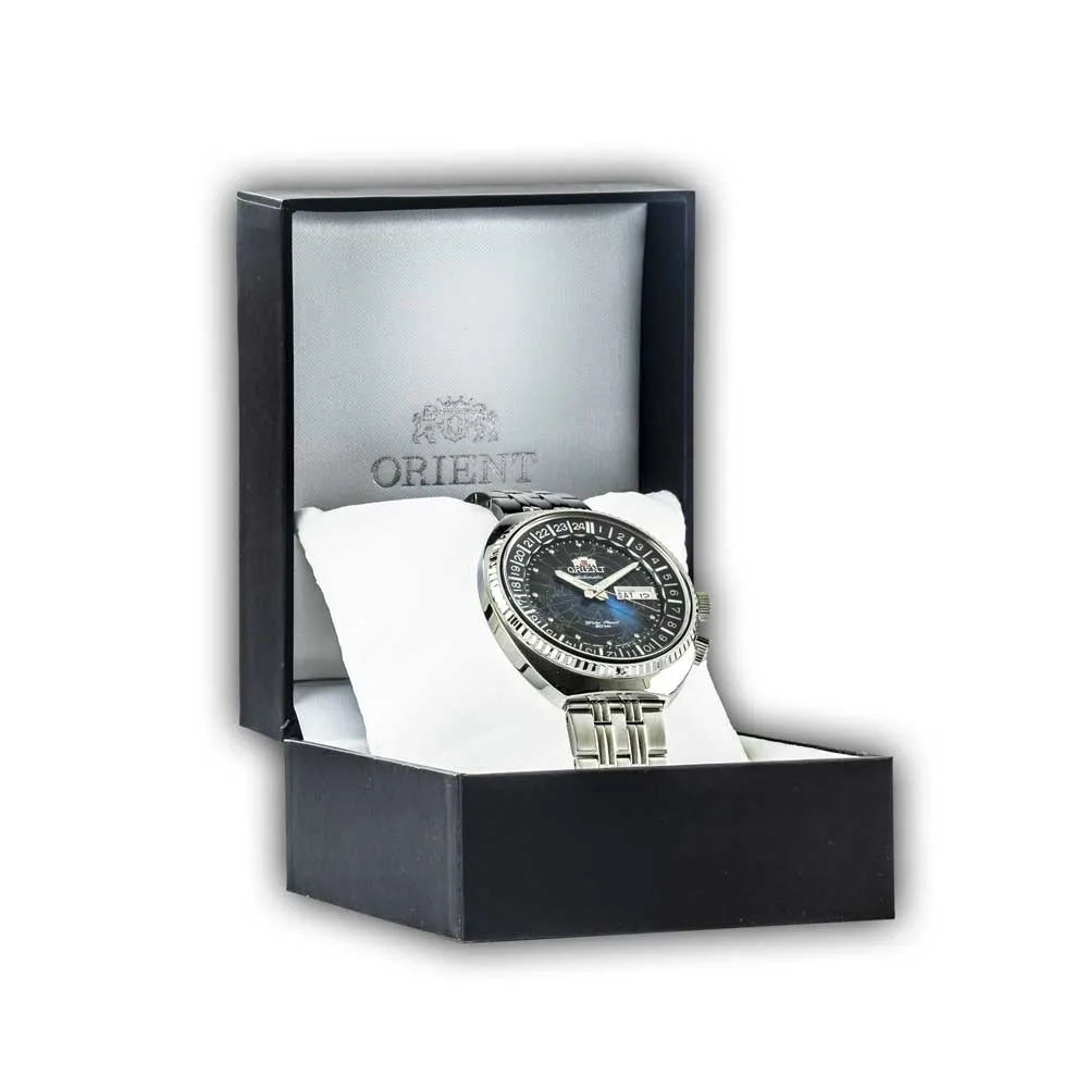 Orient World Map Revival Automatic Men’s Watch RA-AA0E03L19B - Image 5