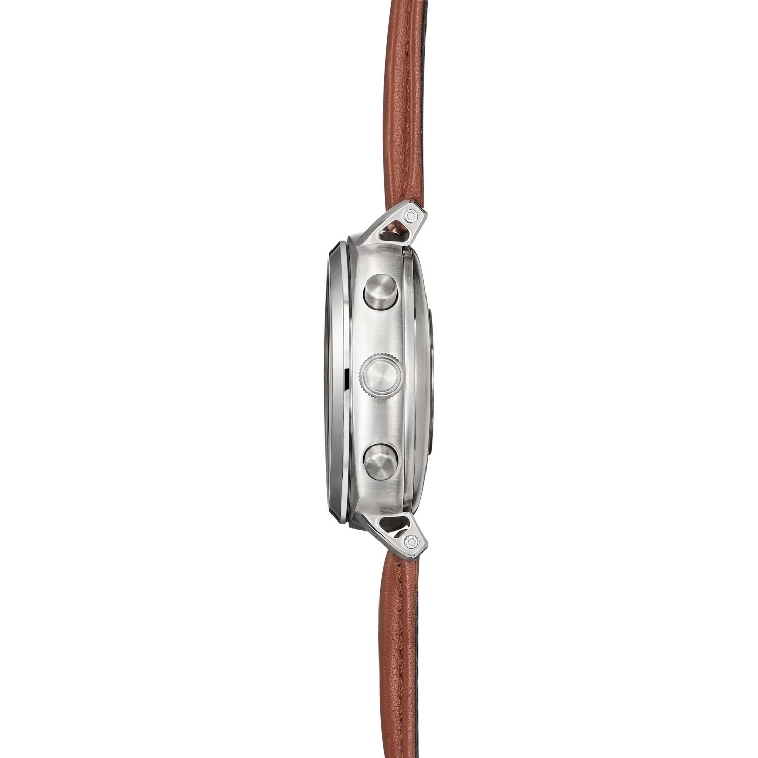Pininfarina Senso Hybrid Moonlight Silver White Dial Brown Leather Strap Men’s Watch PMH01A-01 - Image 3