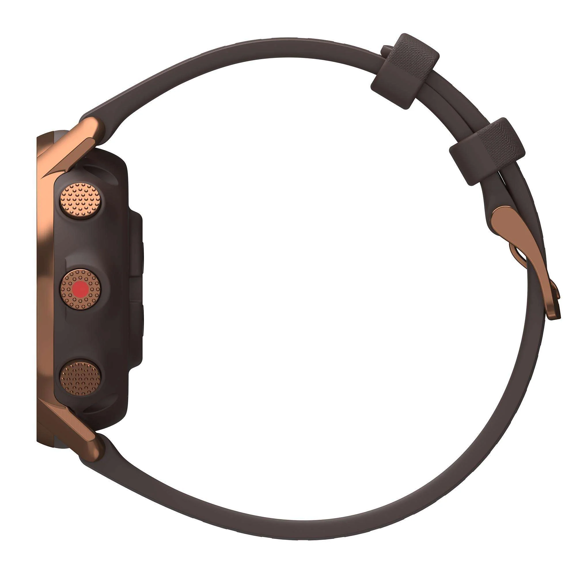 Polar Grit X Pro Nordic Copper Quartz Black Dial Brown Synthetic Rubber Strap Mens Watch 90085775 - Image 4