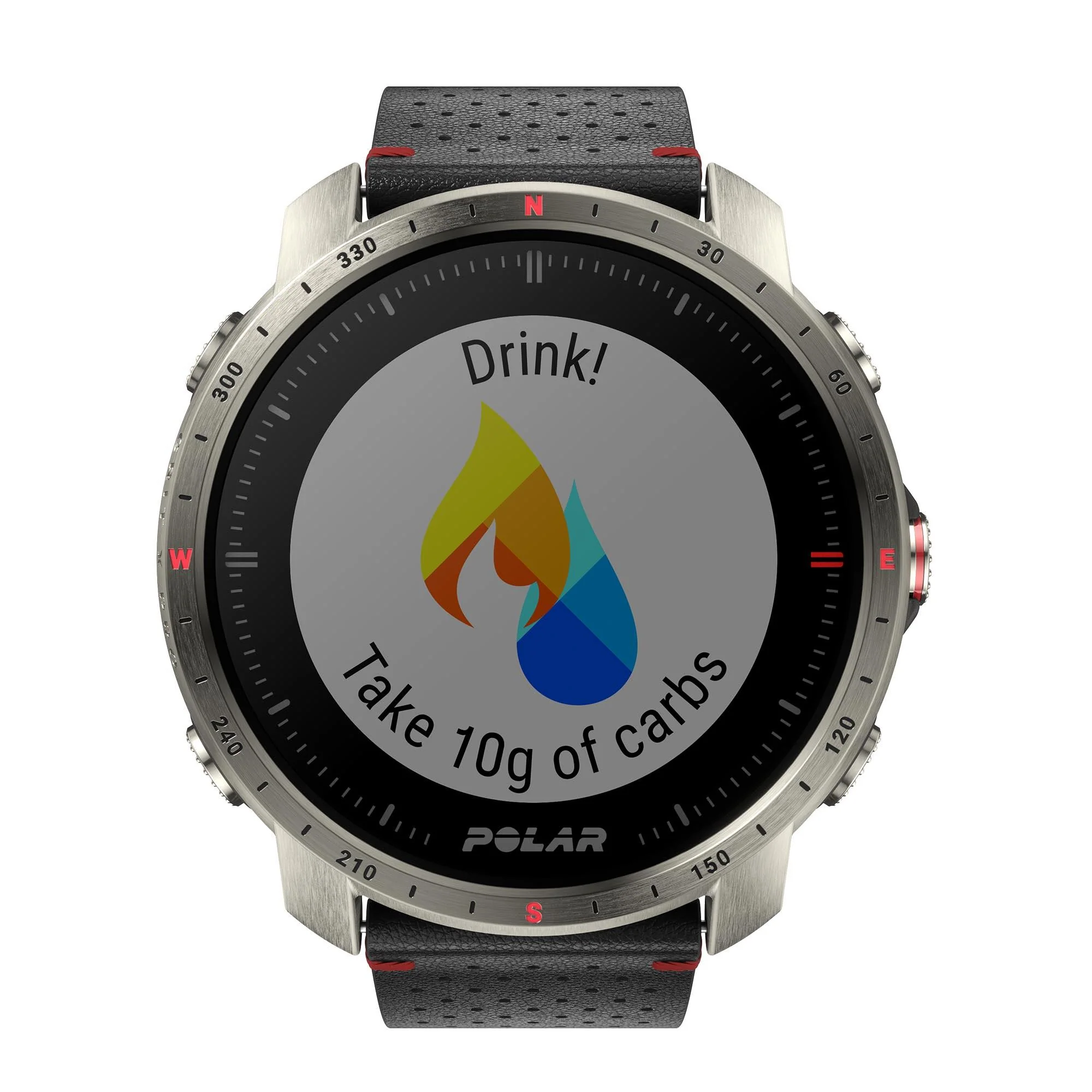 Polar Grit X Pro Titan Grey Quartz Black Dial Black Synthetic Rubber Strap Unisex Watch 90085777 - Image 26