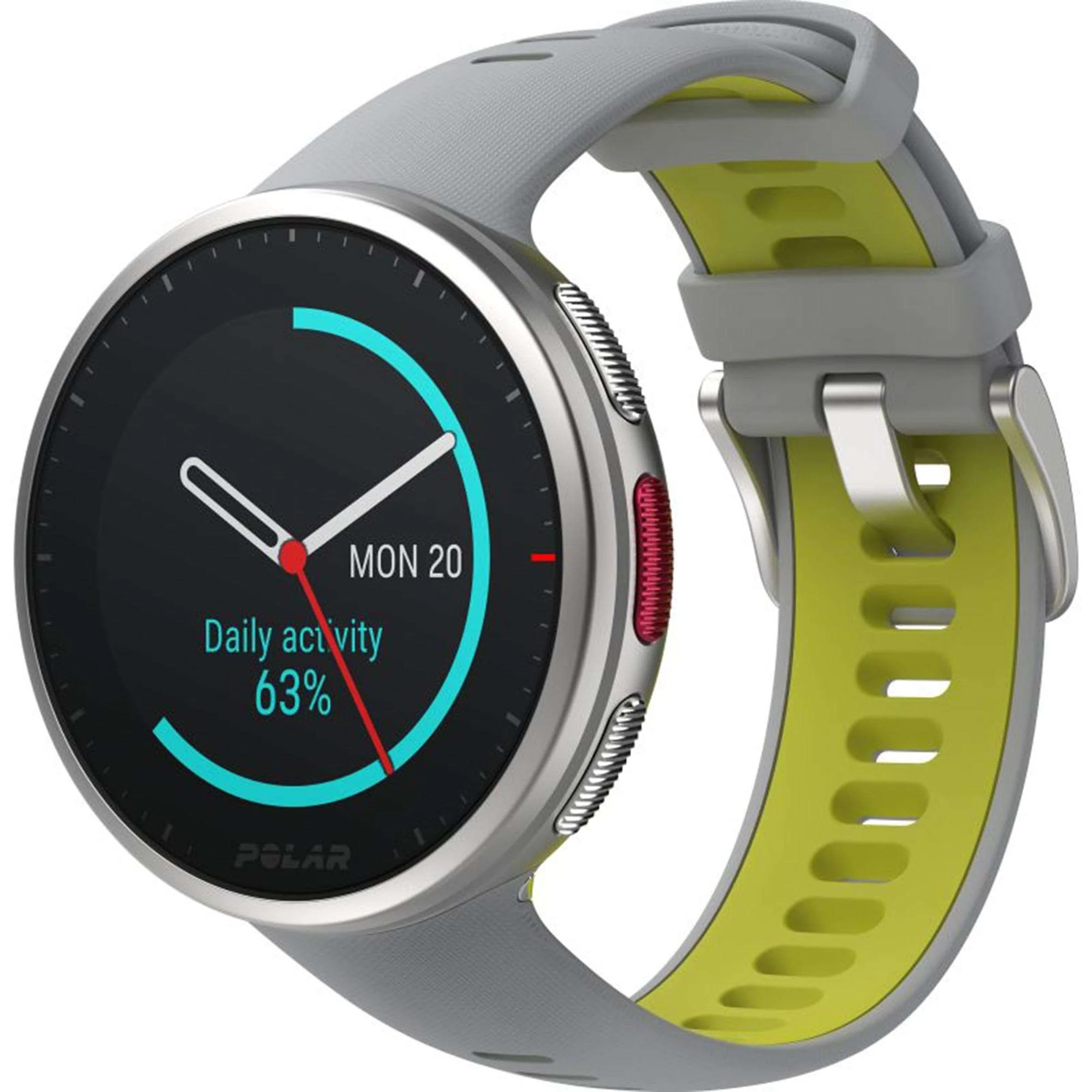 Polar Vantage V2 Quartz Digital Dial Grey Rubber Strap Smartwatch 90083651 - Image 8