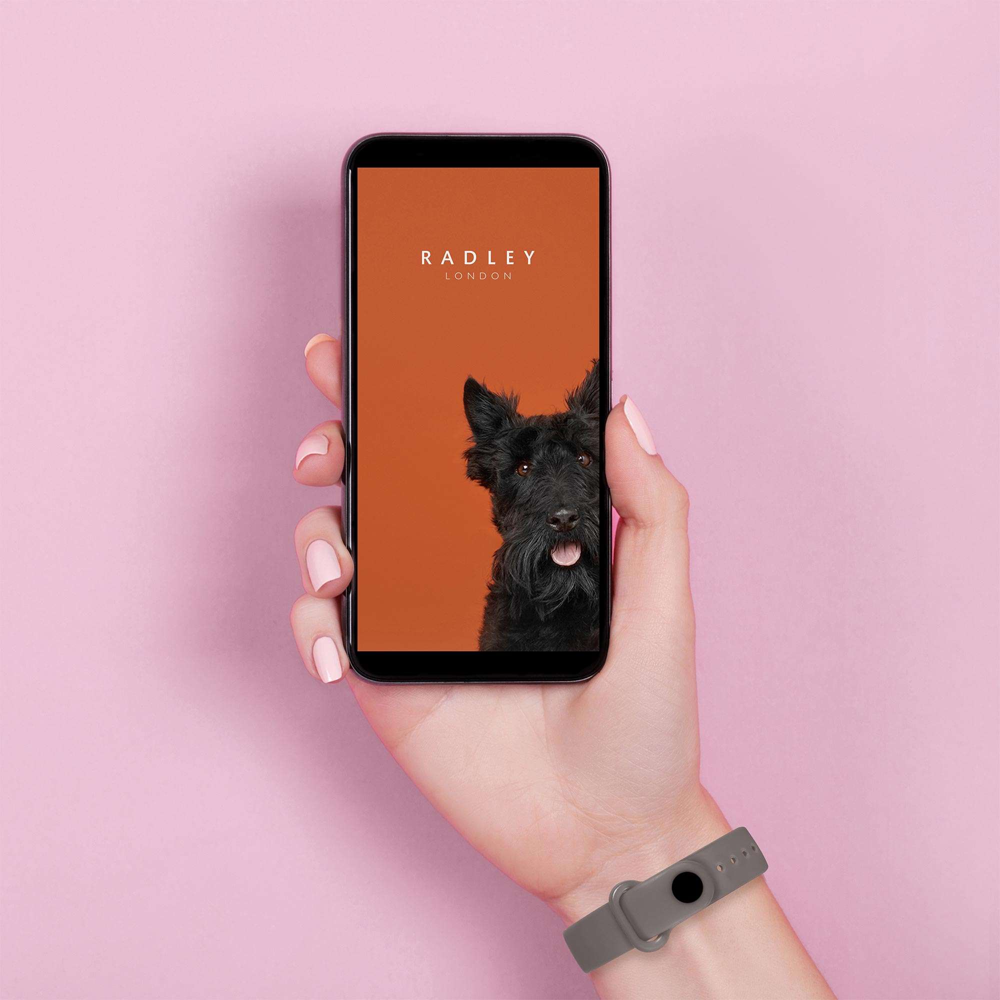 Radley Series 01 Activity Tracker Quartz Digital Dial Grey Rubber Strap Ladies Watch RYS01-2018 - Image 6