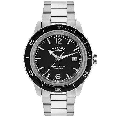 Rotary Ocean Avenger Silver Stainless Steel Men's Watch GB02694/04 - Image 4