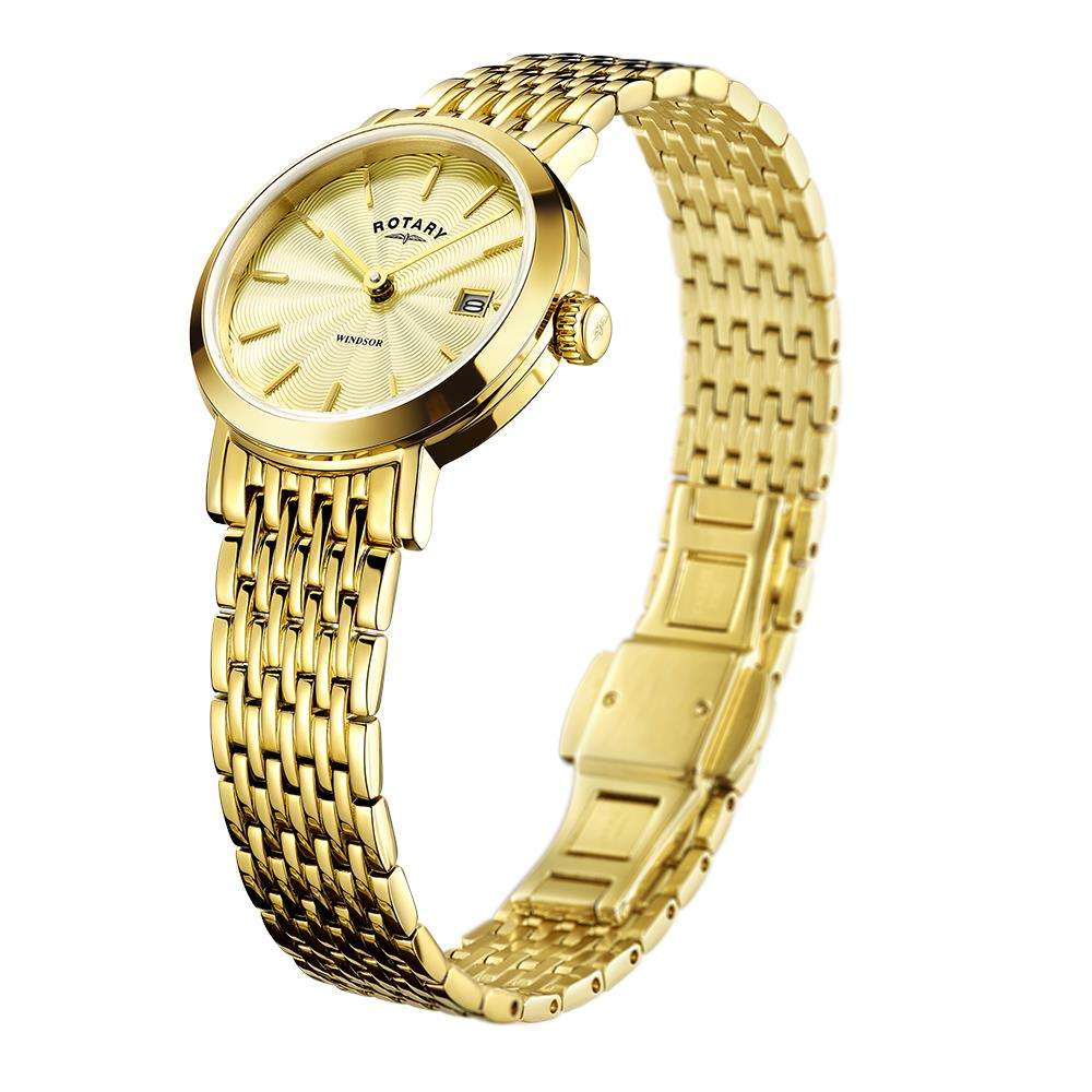 Rotary Windsor Gold Ladies’ Bracelet Watch - Image 2