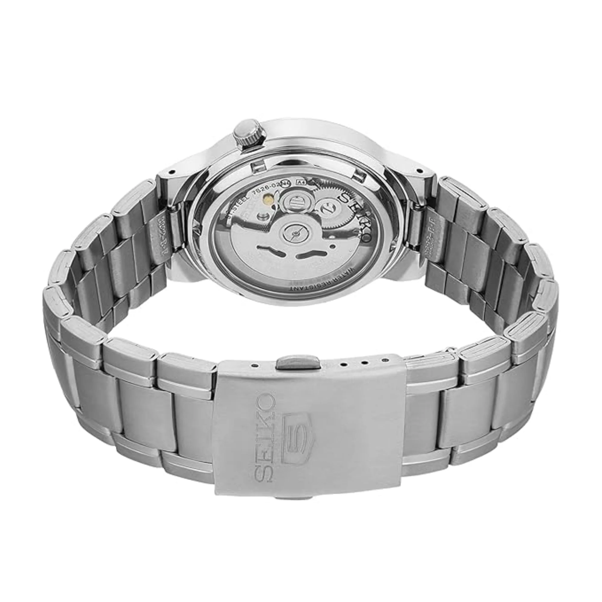 Seiko 5 Automatic Blue Dial Steel Strap Men's Watch SNKA05K1 - Image 4