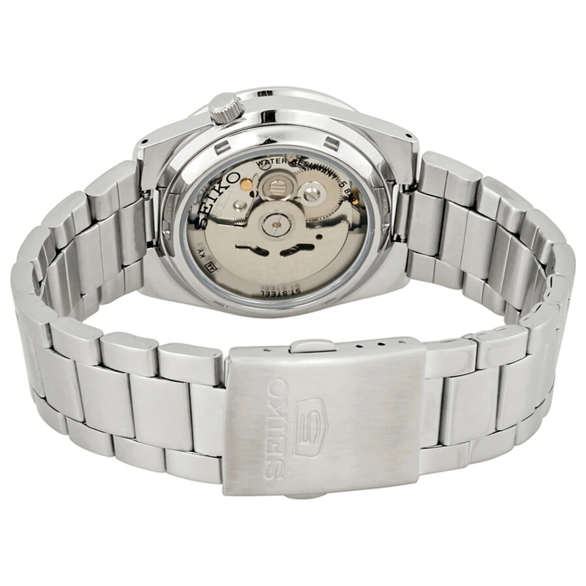 Seiko 5 Automatic Blue Dial Stainless Steel Men's Watch SNKD99K1 - Image 4