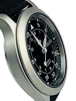 Seiko 5 Automatic Black Dial Black NATO Fabric Strap Men's Watch SNK809K2 - Image 10