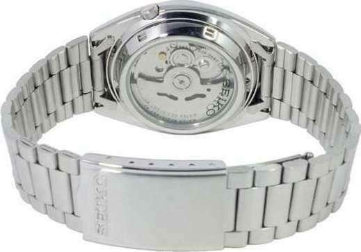 Seiko 5 Automatic White Dial Stainless Steel Bracelet Men's Watch SNXG47K1 - Image 6