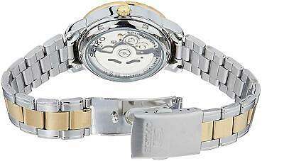 Seiko 5 Automatic White Dial Two Tone Silver Gold Stainless Steel Ladies Watch SNK892K1 - Image 9