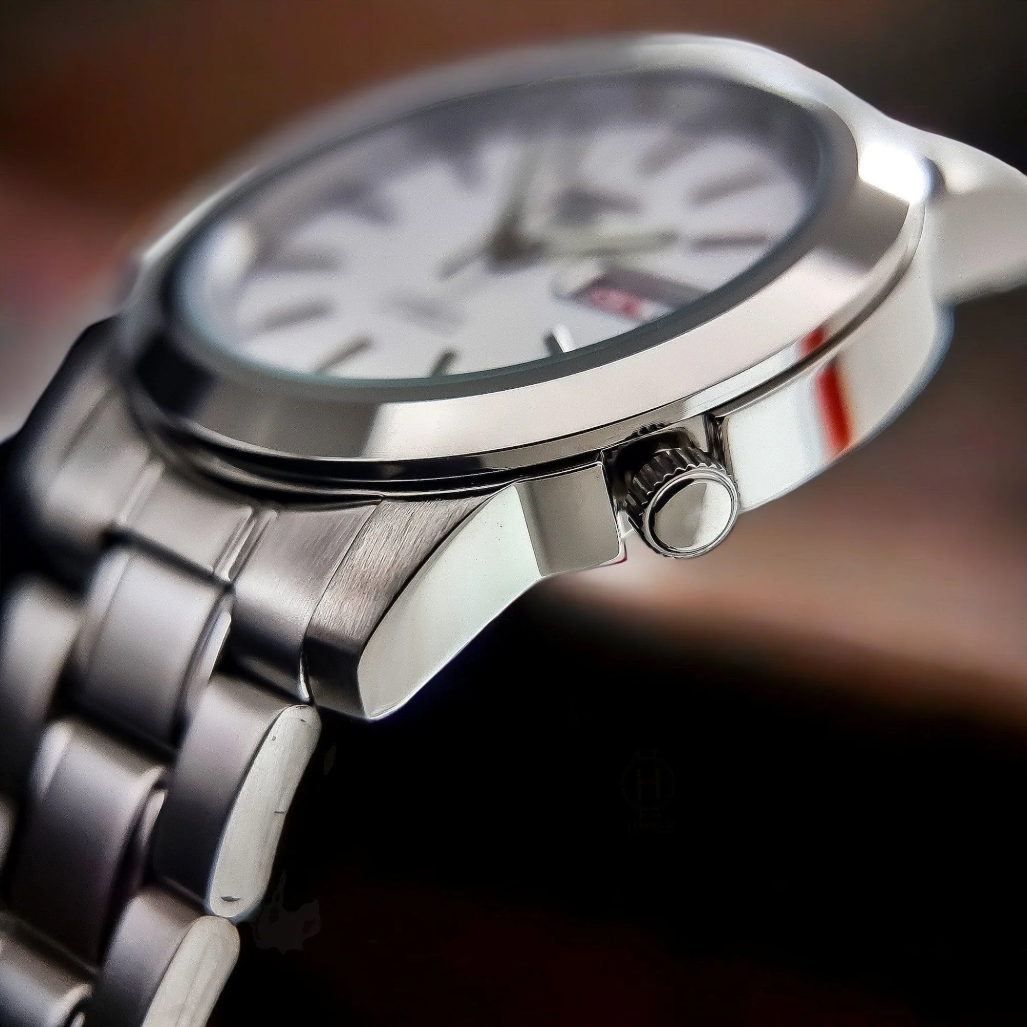 Seiko 5 Automatic White Dial Stainless Steel Men's Watch SNKE49K1 - Image 8