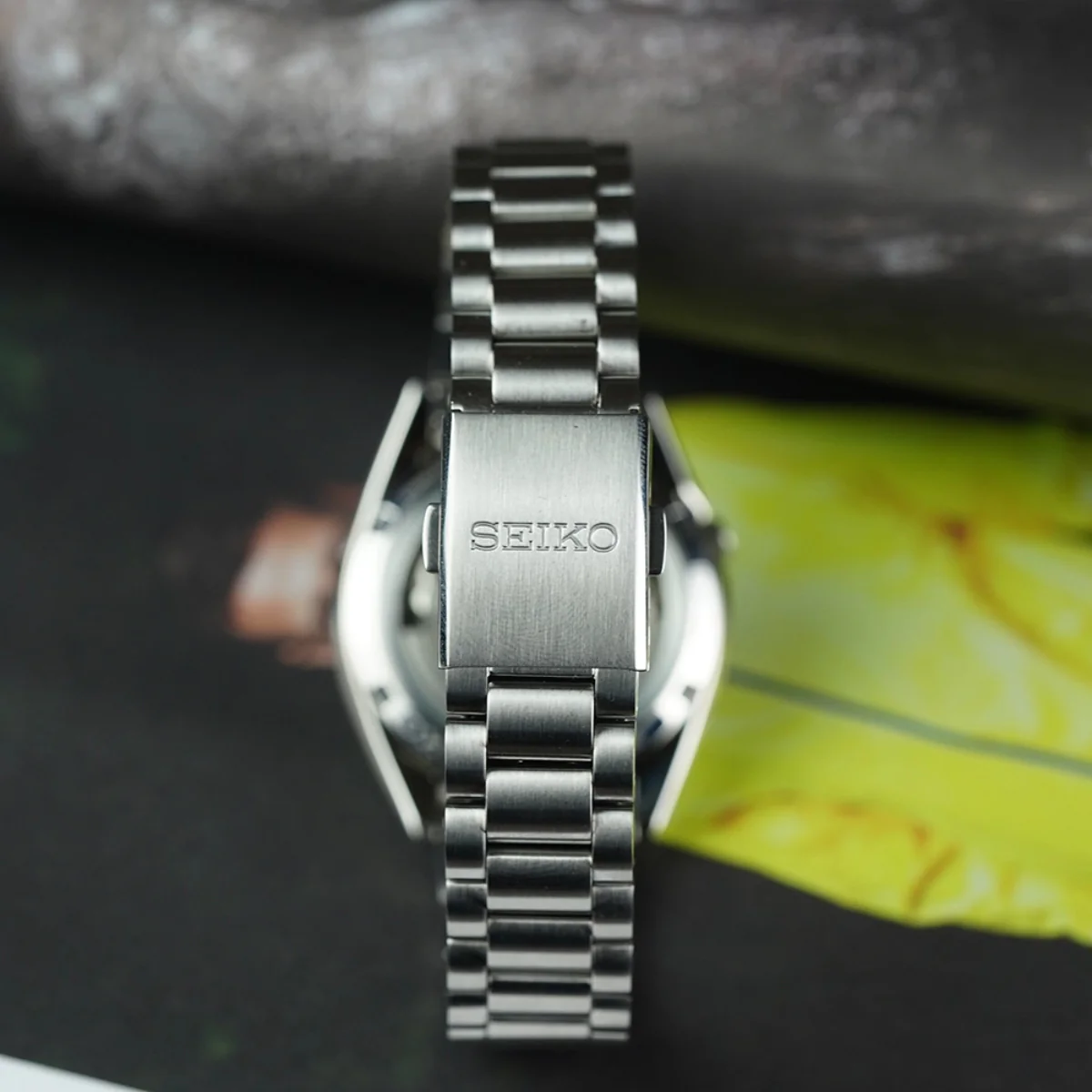 Seiko 5 Sports SNXS Classic āDeep Blackā Black Dial Steel Bracelet Men's Watch SRPK89K1 - Image 5