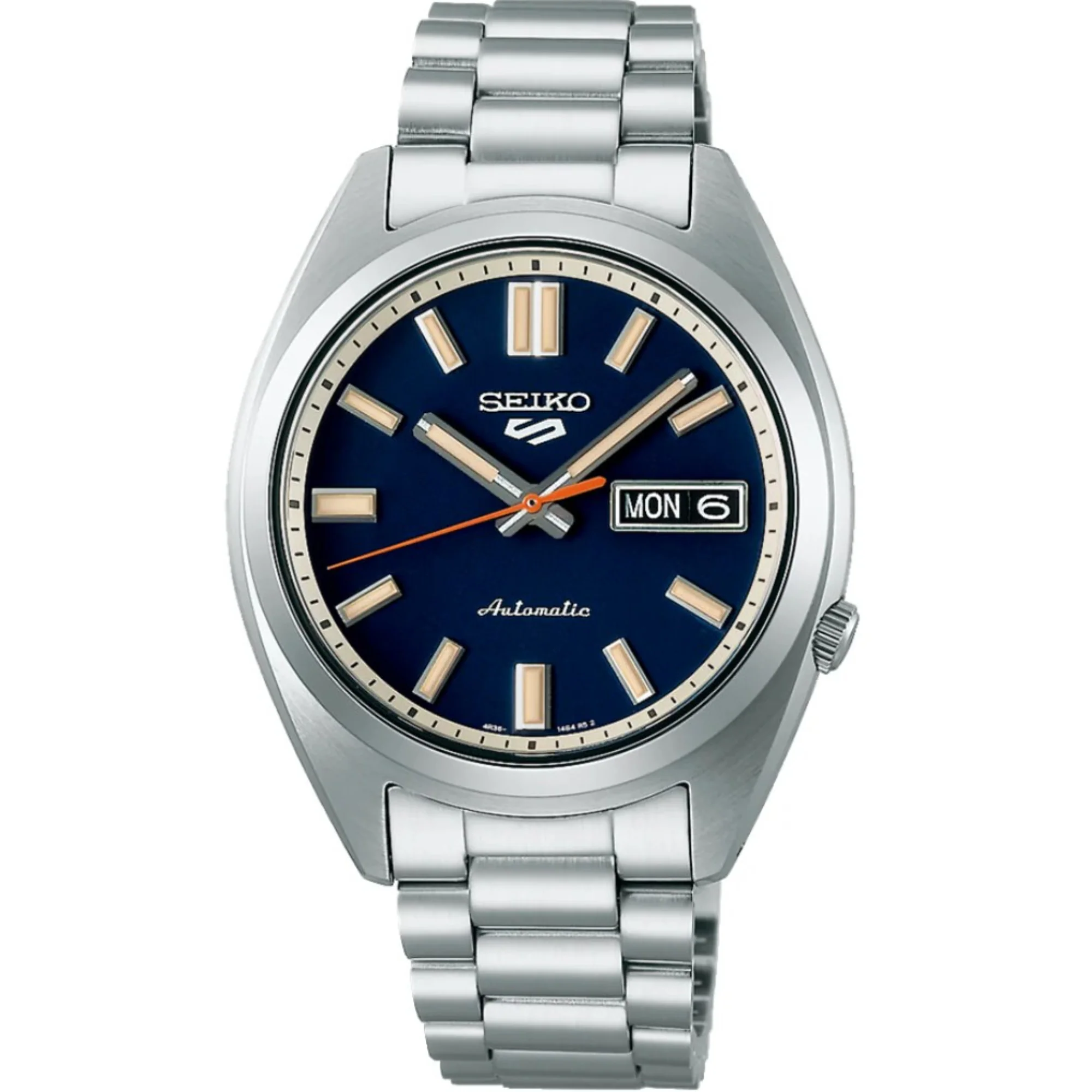 Seiko 5 Sports SNXS Classic āRinse Blueā Blue Dial Steel Bracelet Men's Watch SRPK87K1