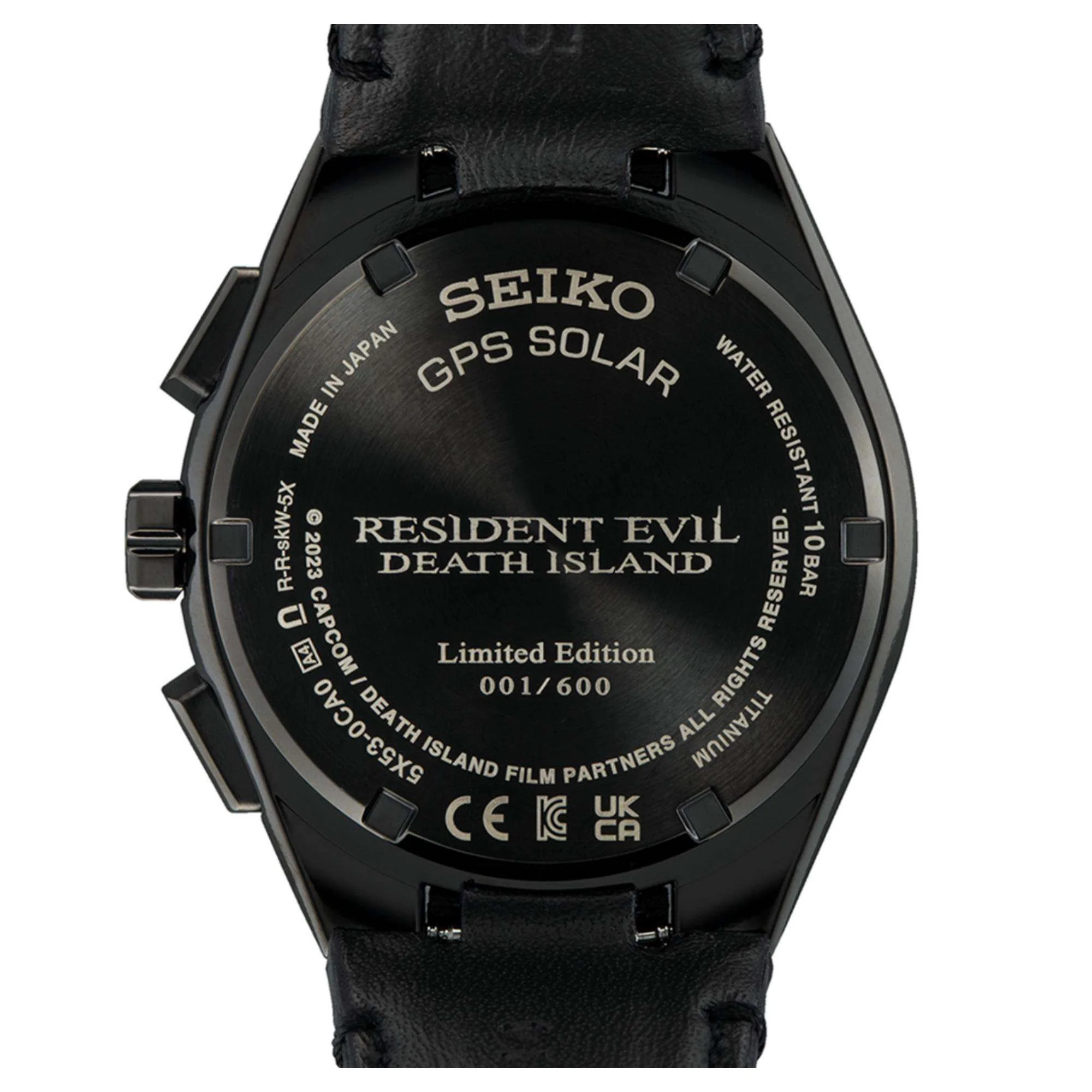 Seiko Astron Resident Evil Death Island âLeonâ Limited Edition (600 Pieces) Black Dial Men's Watch SSH131J1 - Image 3