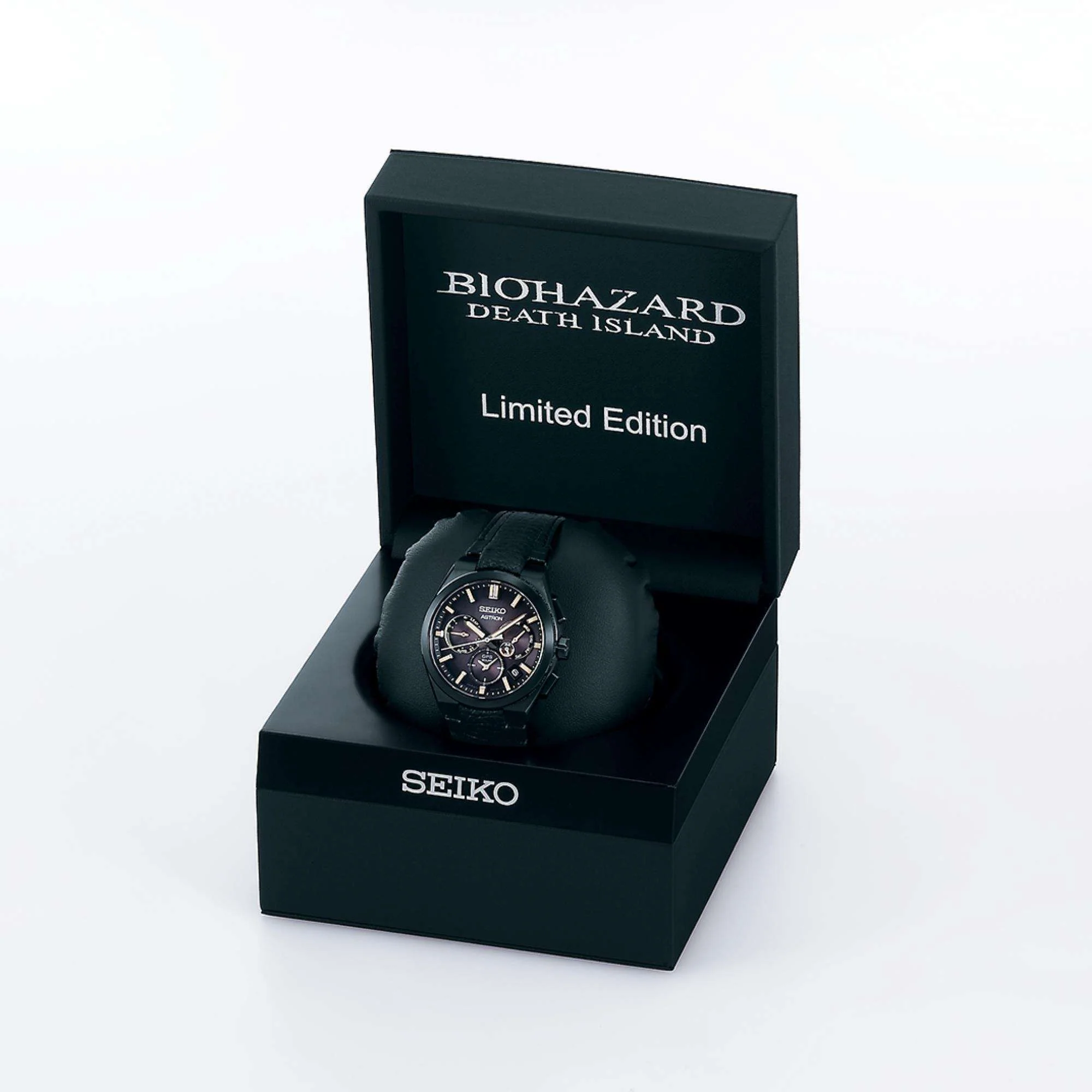 Seiko Astron Resident Evil Death Island âLeonâ Limited Edition (600 Pieces) Black Dial Men's Watch SSH131J1 - Image 6