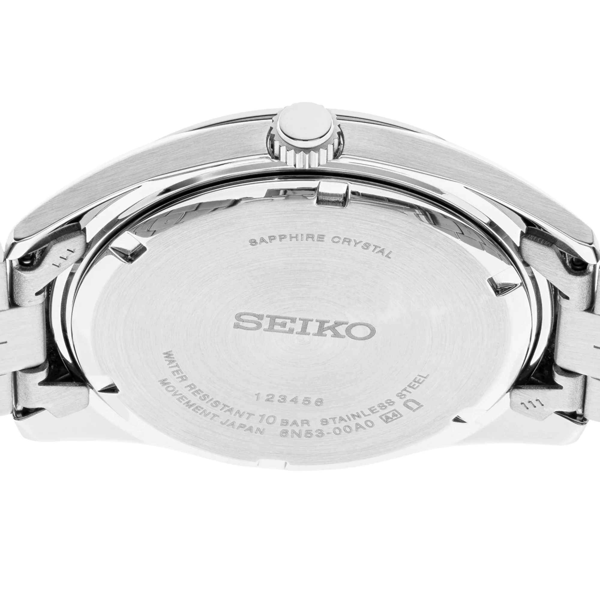 Seiko Conceptual Quartz Blue Sunburst Dial Titanium Strap Men's Watch SUR373P1 - Image 5