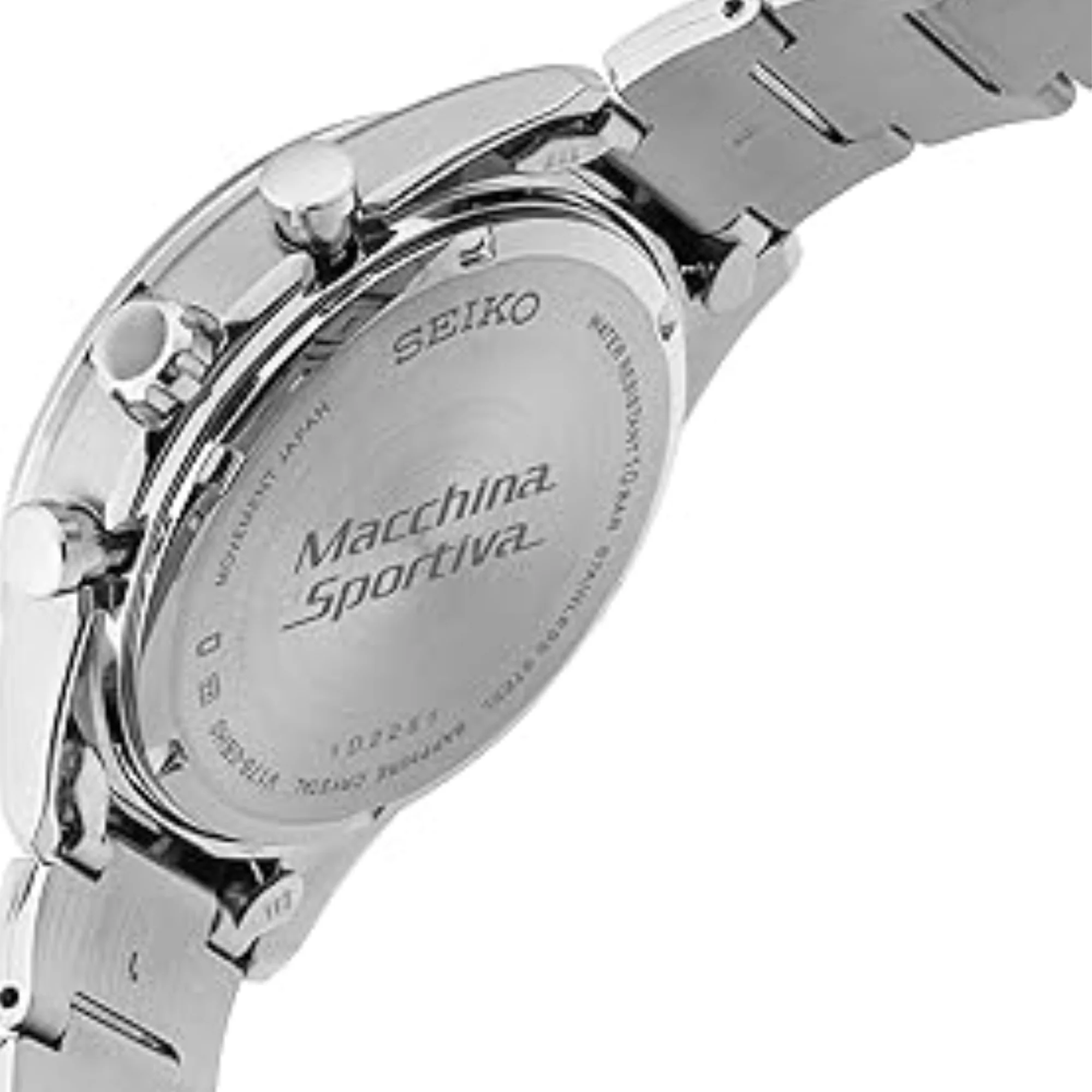 Seiko Conceptual Solar Quartz Blue Chronograph Dial Steel Bracelet Men's Watch SSC801P1 - Image 4
