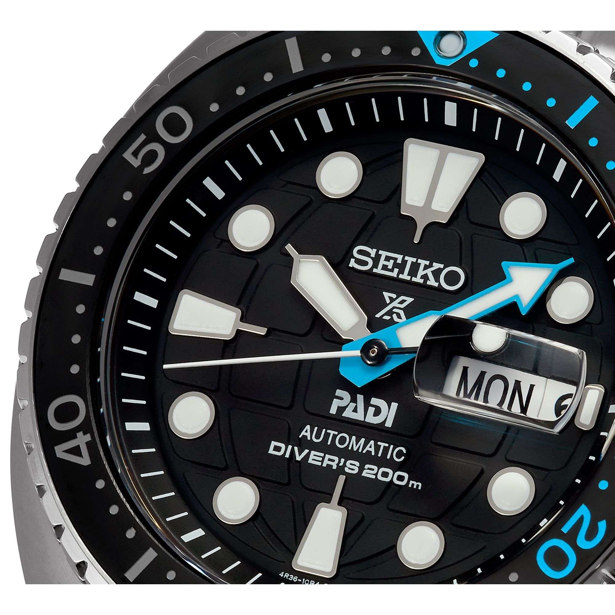 Seiko Prospex King Turtle PADI Automatic Black Dial Stainless Steel Bracelet Men's Watch SRPG19K1 - Image 3