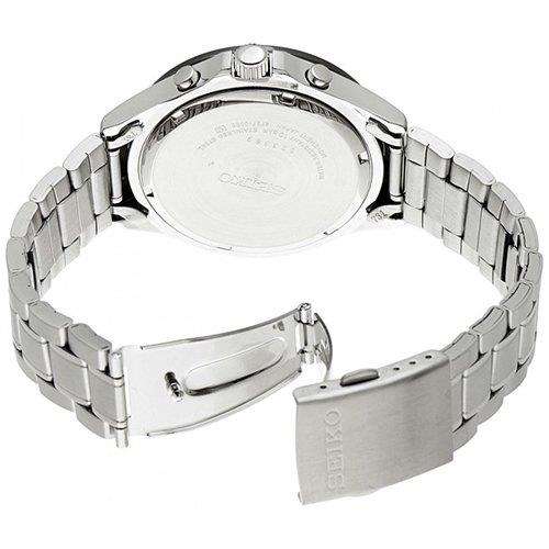 Seiko Silver Stainless Steel Chronograph Date Silver Dial Men's Watch SKS483P1 - Image 2