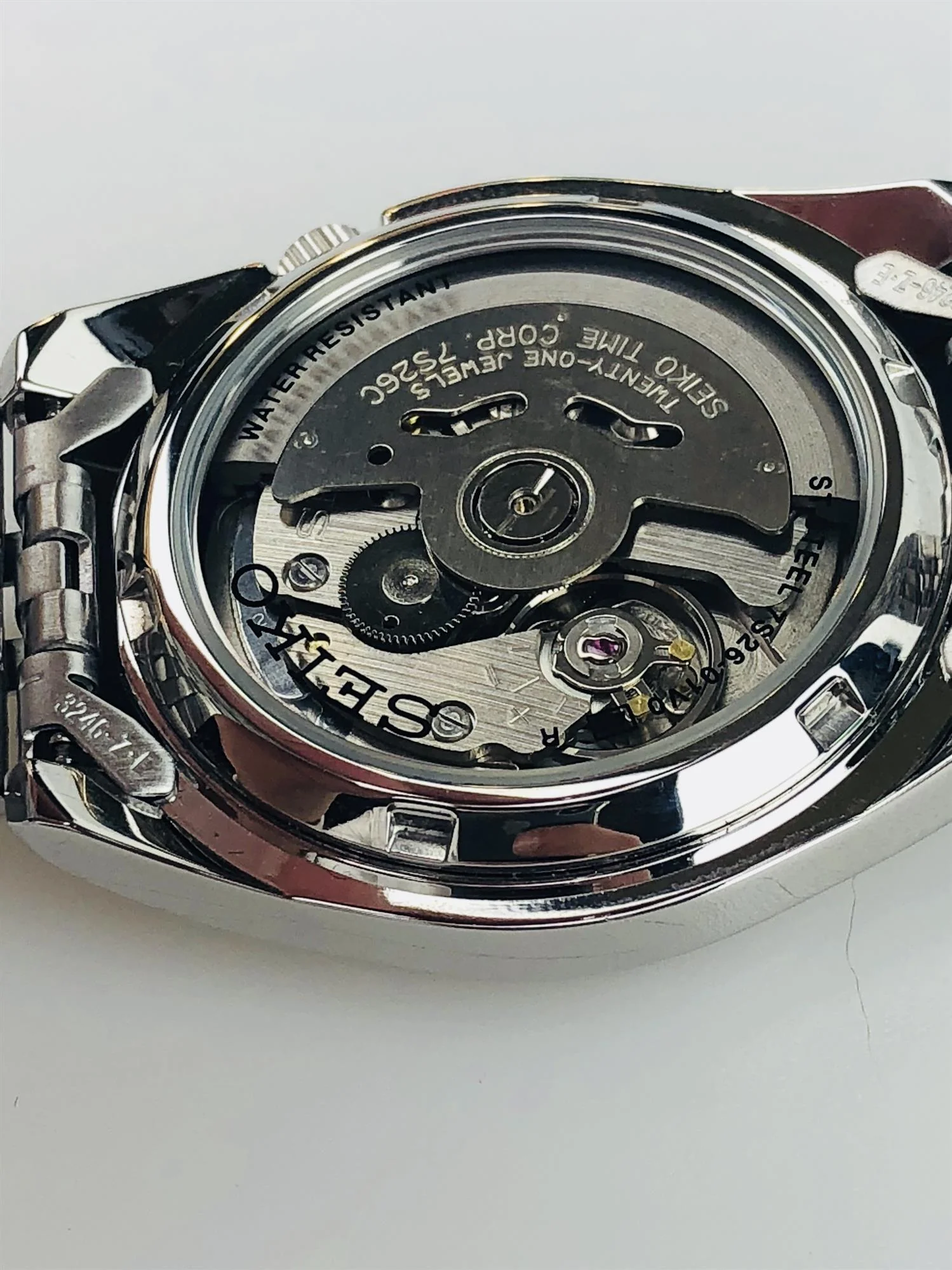 Seiko 5 Automatic Silver Dial Stainless Steel Men's Watch SNK355K1 - Image 12