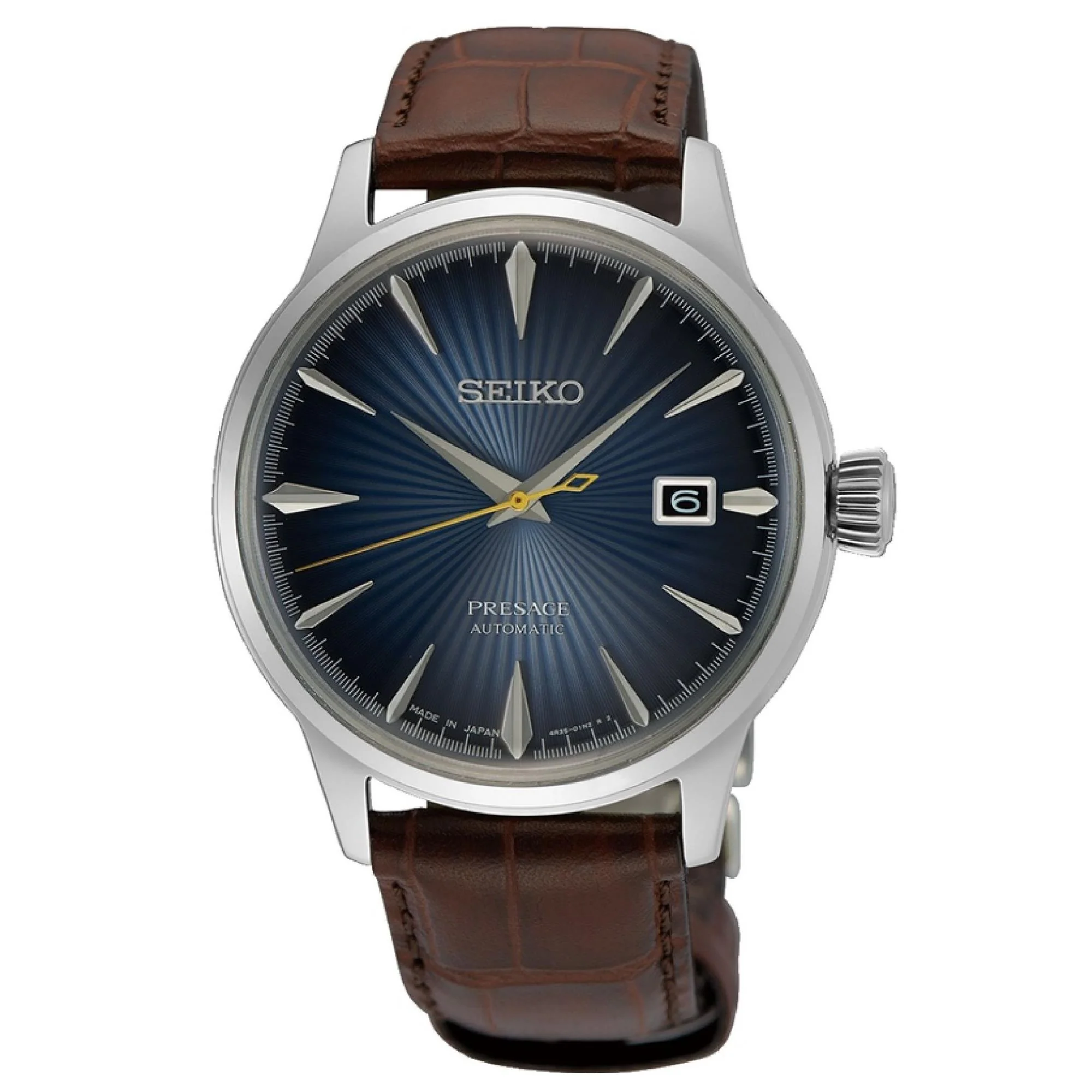 Seiko Presage Cocktail Time 'Midnight Blue Moon' Blue Dial Men's Watch SRPK15J1 - Image 5