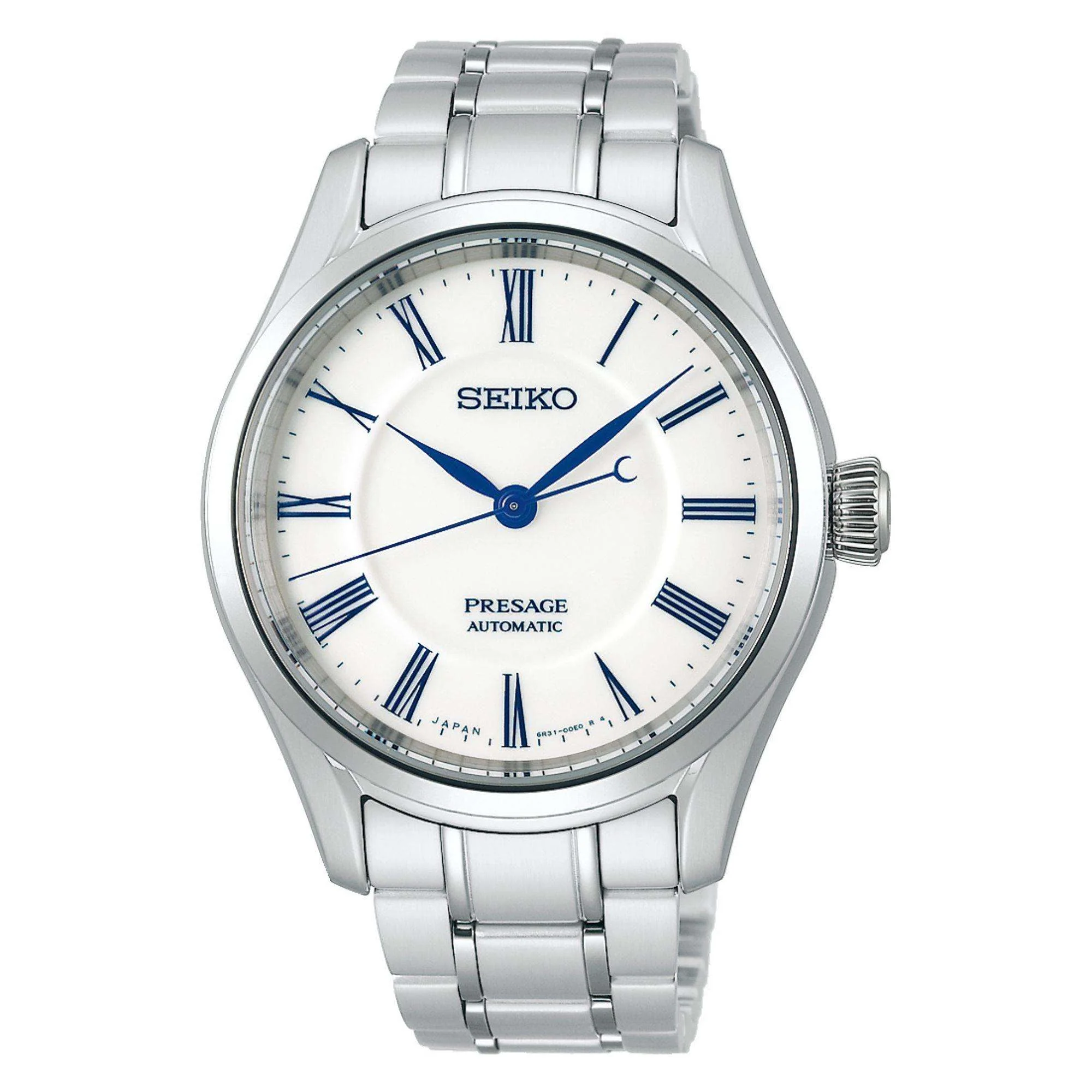 Seiko Presage "Hakuji" Arita Porcelain Dial Stainless Steel Bracelet Men's Watch SPB293J1 - Image 6