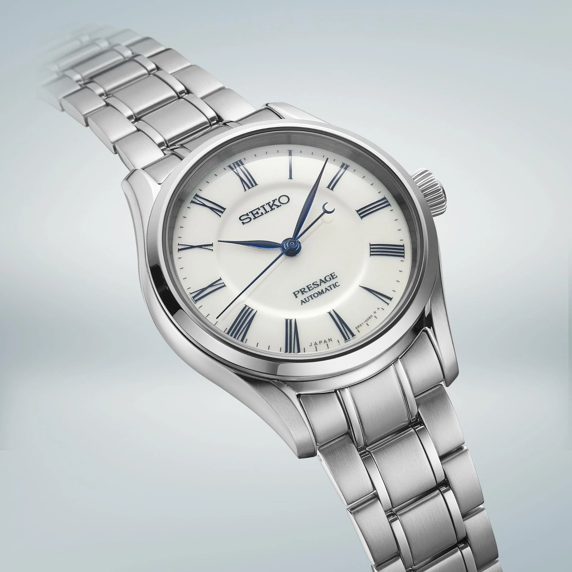 Seiko Presage "Hakuji" Arita Porcelain Dial Stainless Steel Bracelet Men's Watch SPB293J1 - Image 8