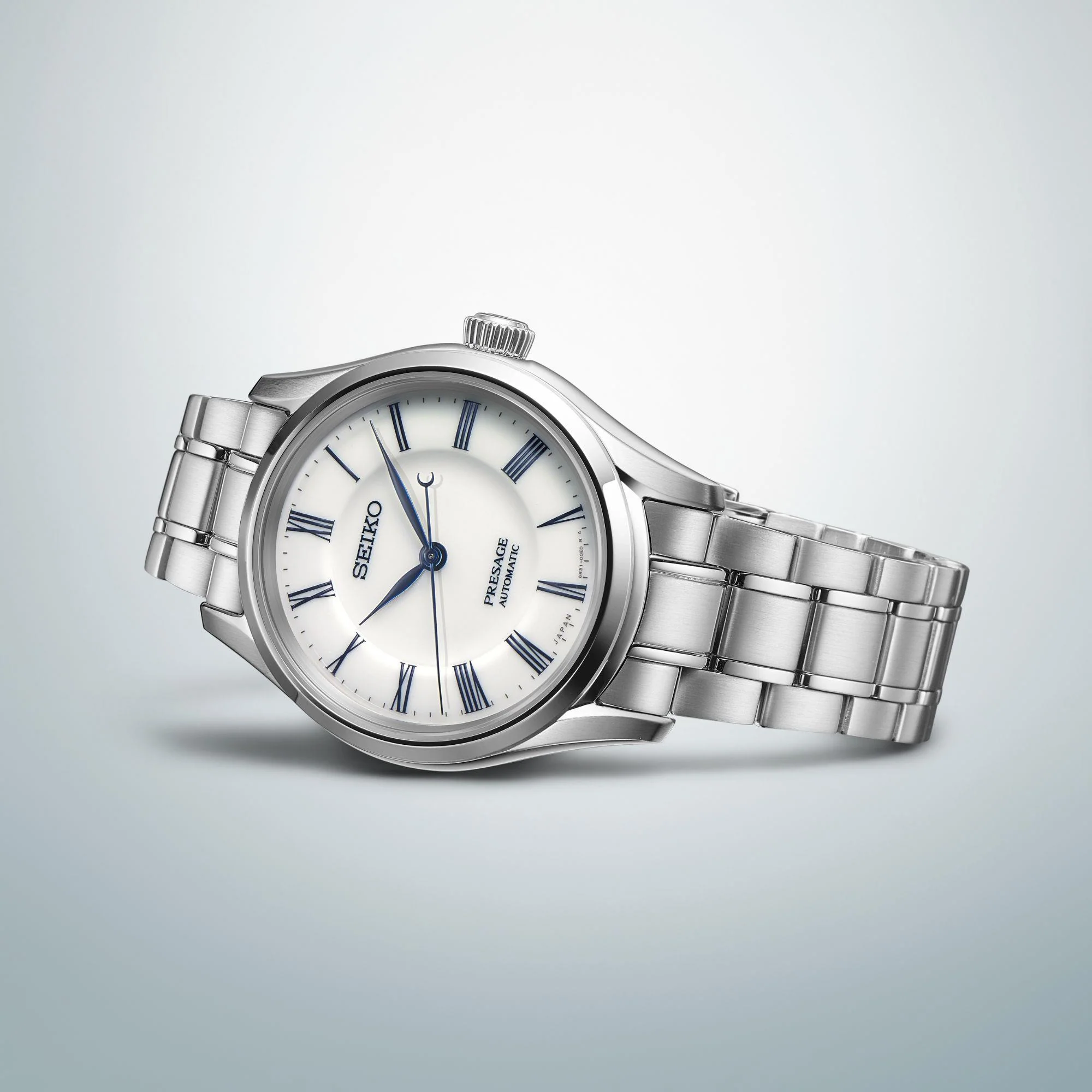 Seiko Presage "Hakuji" Arita Porcelain Dial Stainless Steel Bracelet Men's Watch SPB293J1 - Image 9