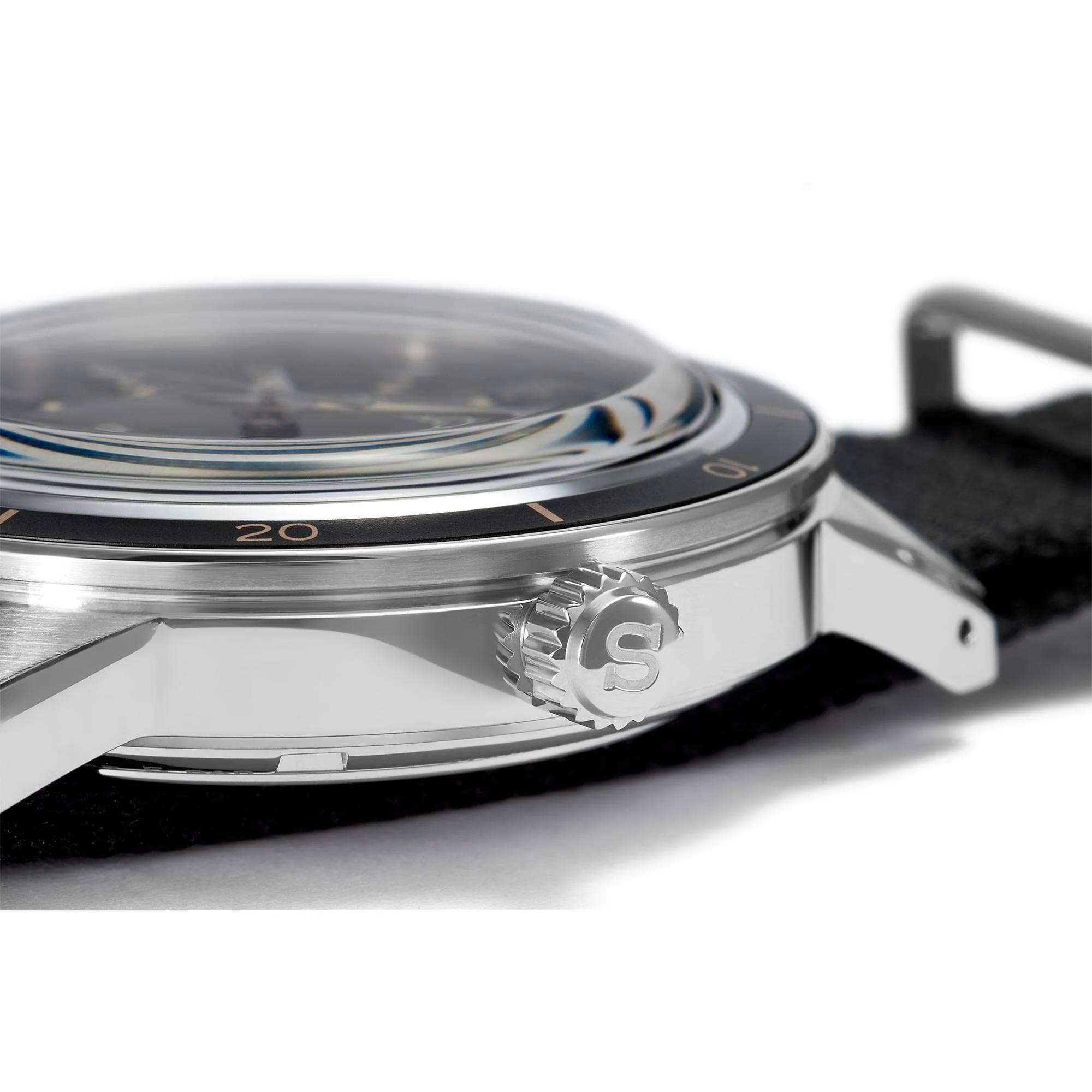 Seiko Presage Style 60's Automatic Black Dial Black Strap Men's Watch SRPG09J1 - Image 2
