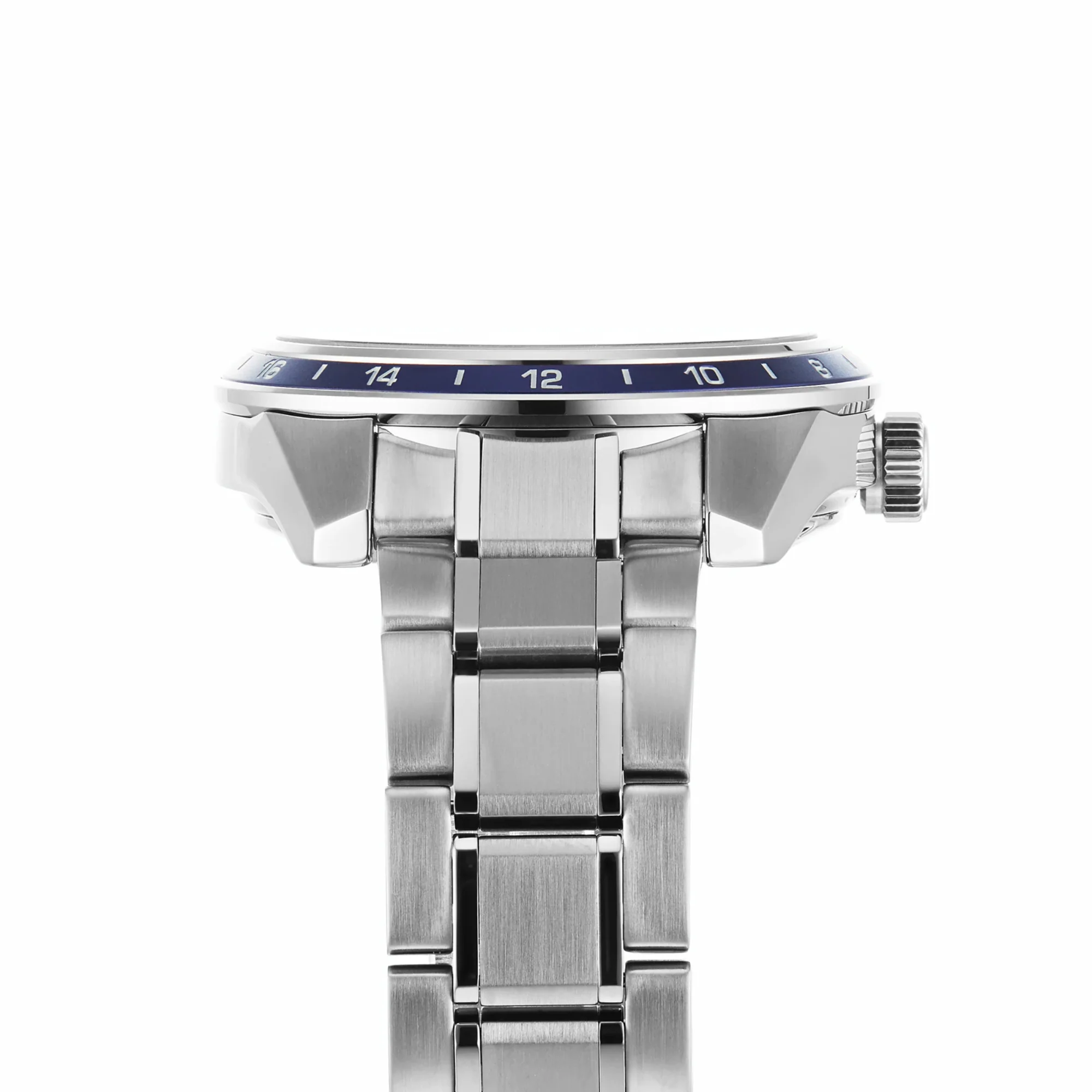 Seiko Presage Sharp Edged Series GMT Zero Halliburton Automatic White Dial Stainless Steel Bracelet Men's Watch SPB269J1 - Image 4