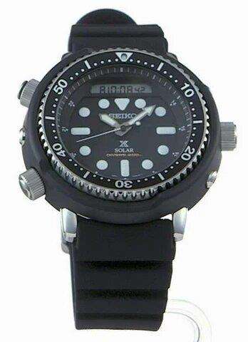 Seiko Prospex 'Arnie' Predator Solar 'Tuna' Black Dial Men's Watch SNJ025P1 - Image 5