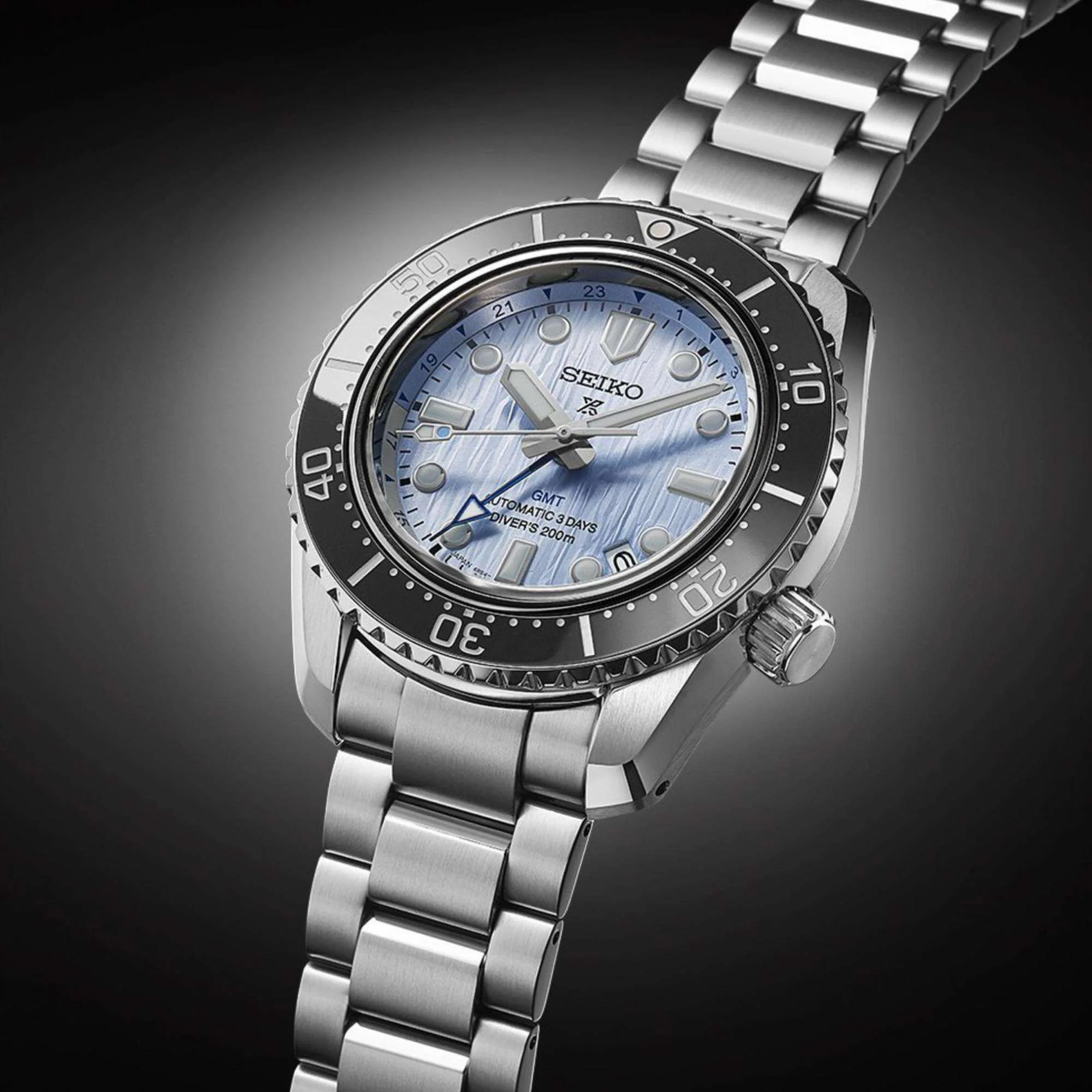 Seiko Prospex ''Glacier'' 110th Anniversary Limited Edition Save The Ocean 3 Day Blue Dial Men's Watch SPB385J1 - Image 3