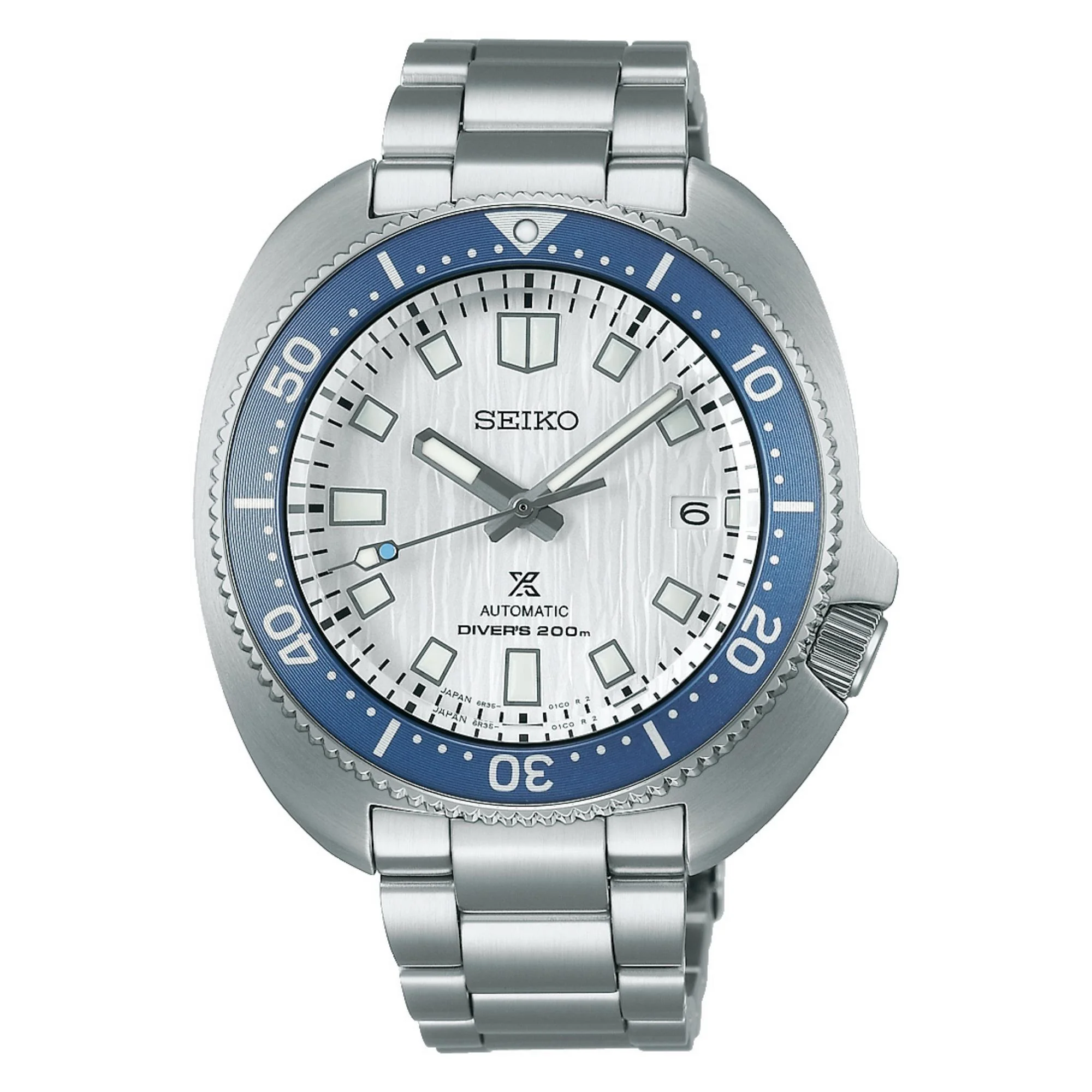 Seiko Prospex Glacier Special Edition 'Save the Ocean' 1970 Re-interpretation Automatic White Dial Steel Bracelet Men's Watch SPB301J1 - Image 7