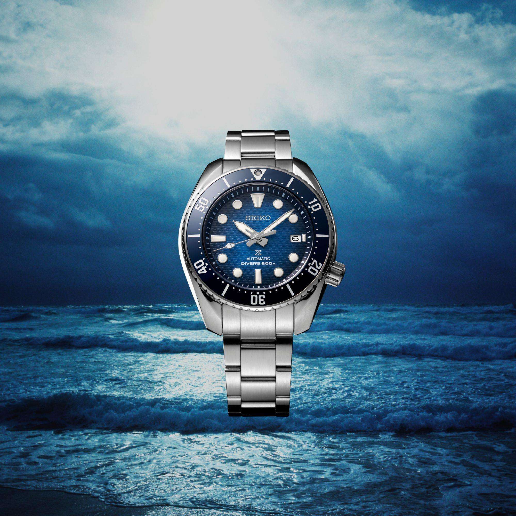 Seiko Prospex King Sumo 'Graduation' Automatic Blue Dial Steel Bracelet Divers Men's Watch SPB321J1 - Image 4