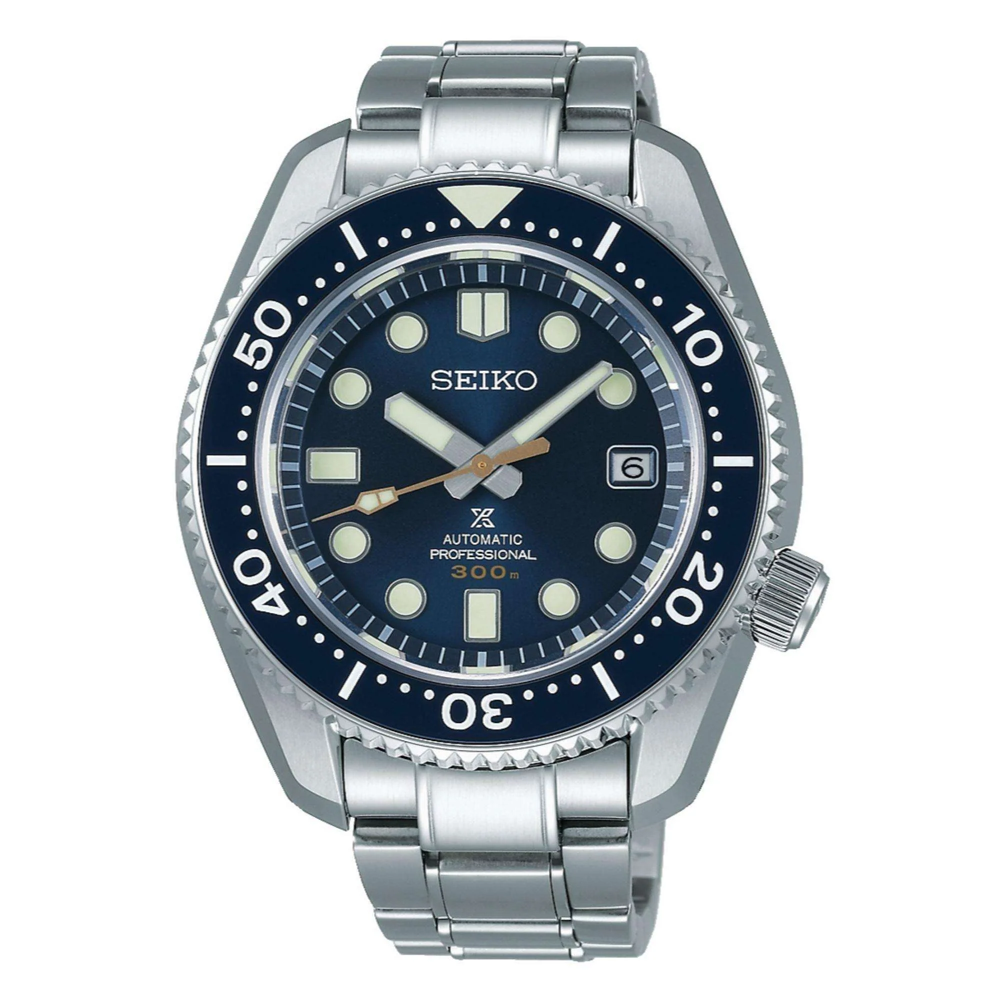 Seiko Prospex MarineMaster 'MM300' Diver's Automatic Blue Ocean Dial Silver Stainless Steel Men's Watch SLA023J1 - Image 9