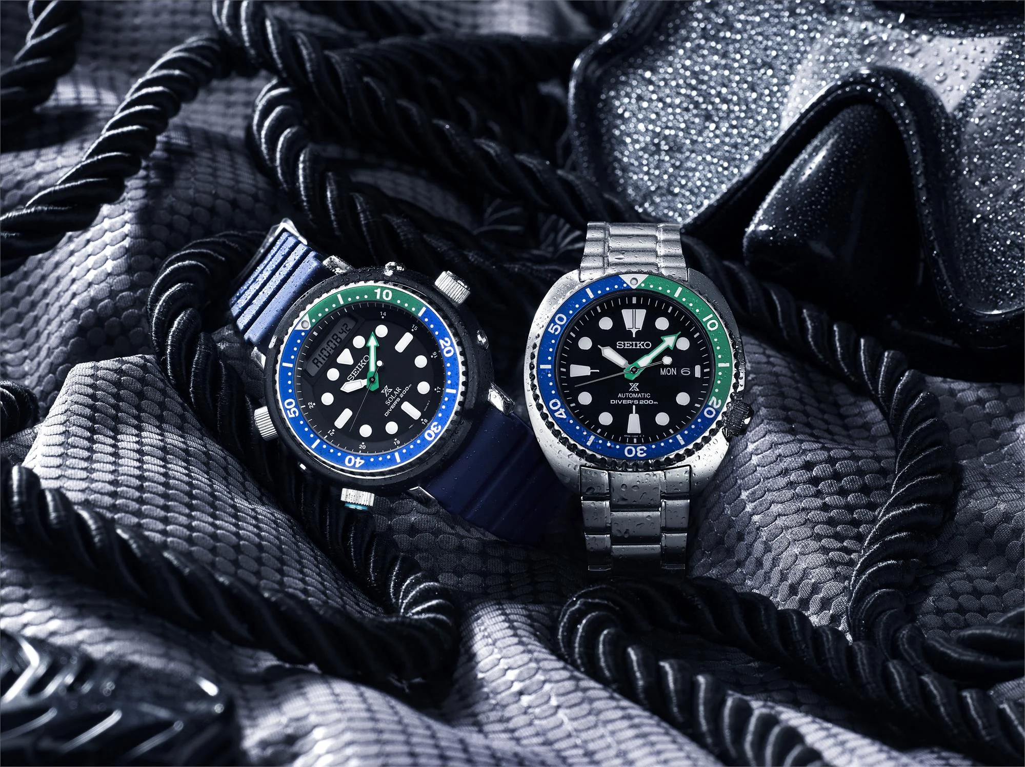 Seiko Prospex Turtle Tropical Lagoon Black Dial Stainless Steel Bracelet Men's Watch SRPJ35K1 - Image 7