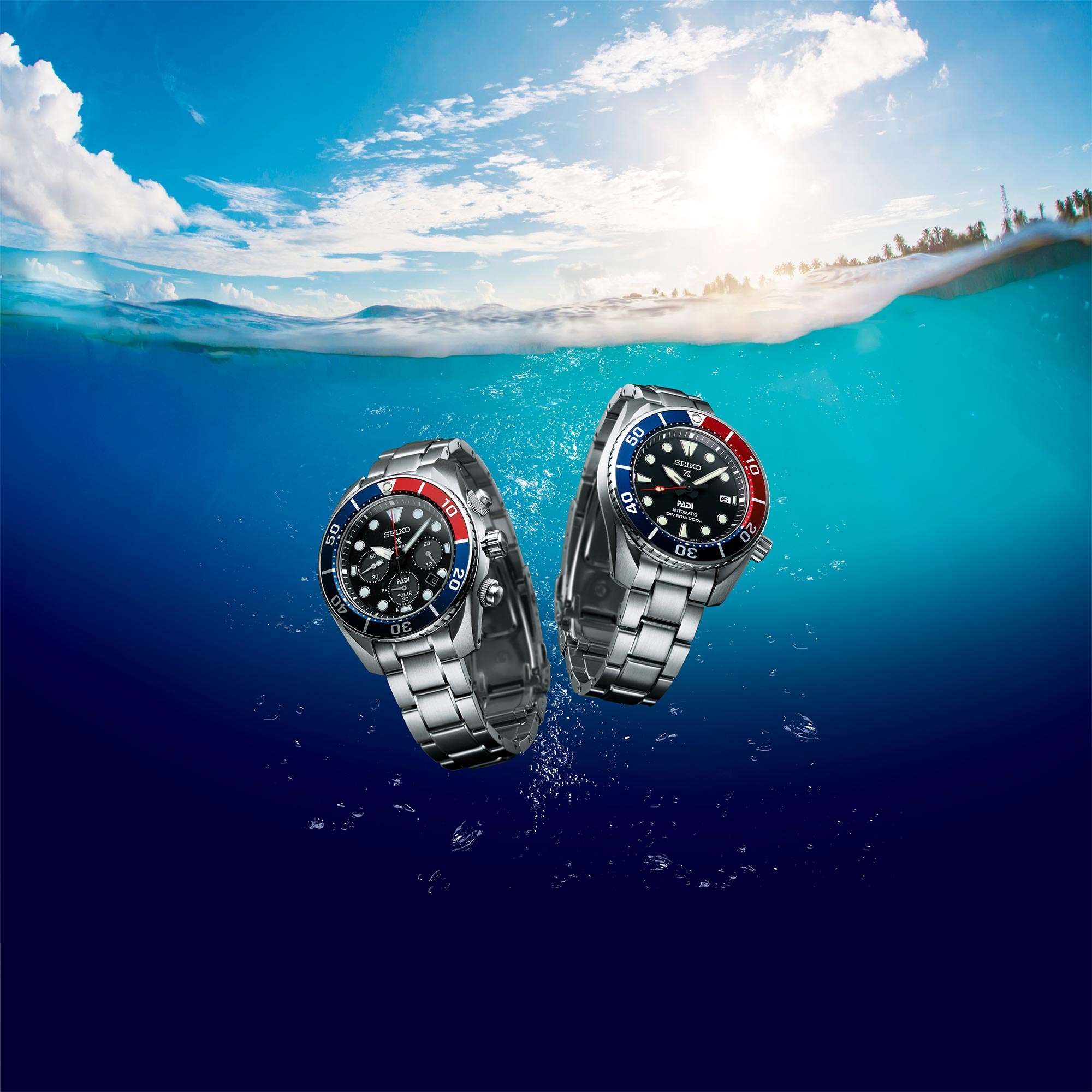 Seiko Prospex PADI Special Edition 'Sumo' Solar Chronograph Black Dial Men's Watch SSC795J1 - Image 6