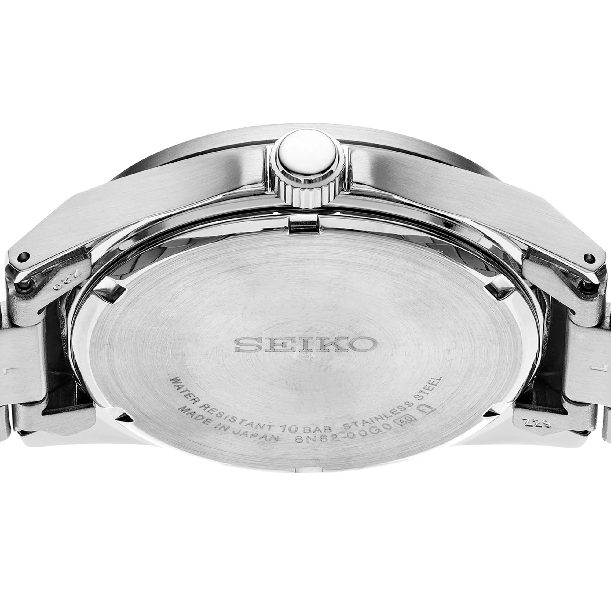 Seiko Conceptual Quartz Green Dial Steel Strap Men's Watch SUR503P1 - Image 11