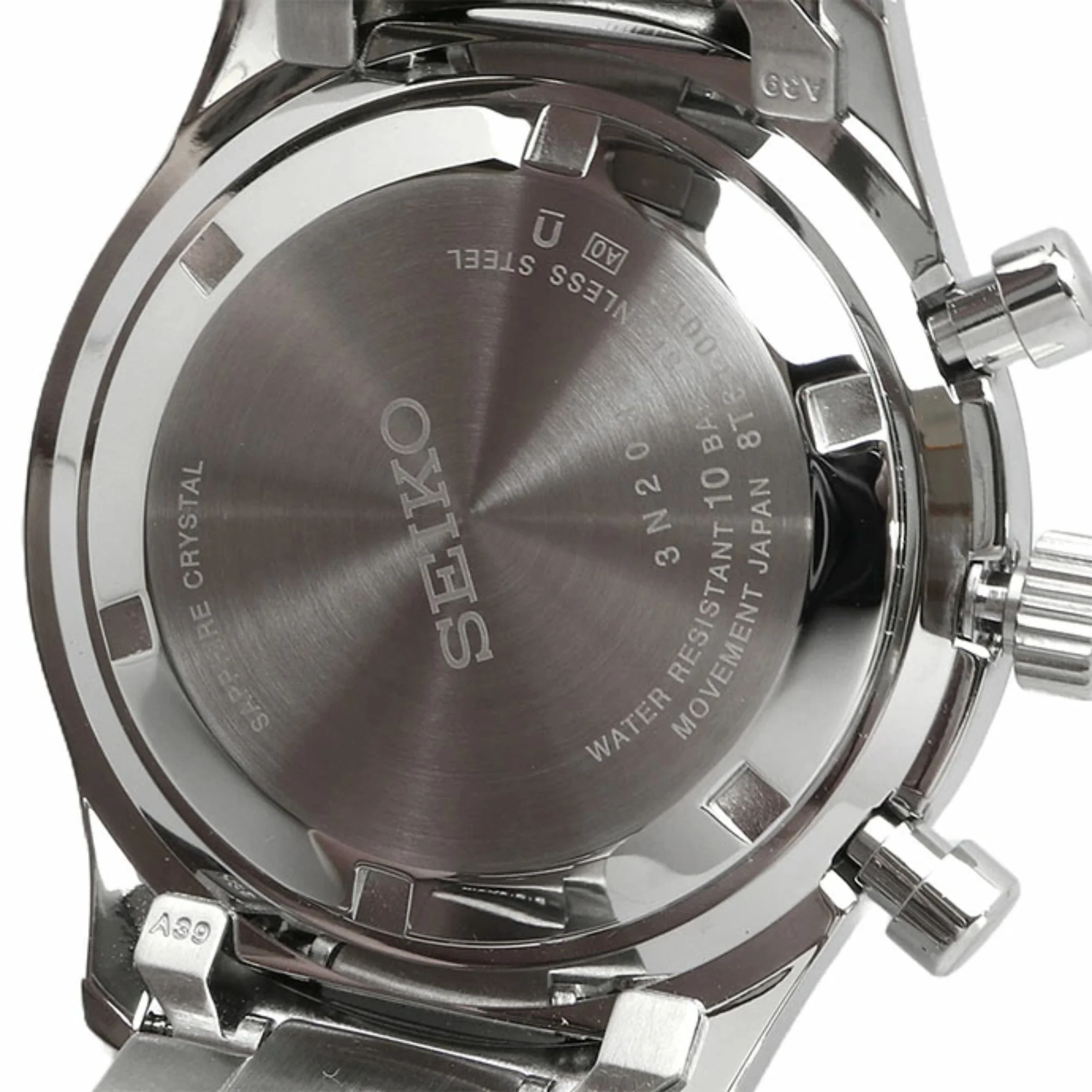 Seiko Conceptual Quartz Chronograph Blue Dial Steel Strap Men's Watch SSB445P1 - Image 11