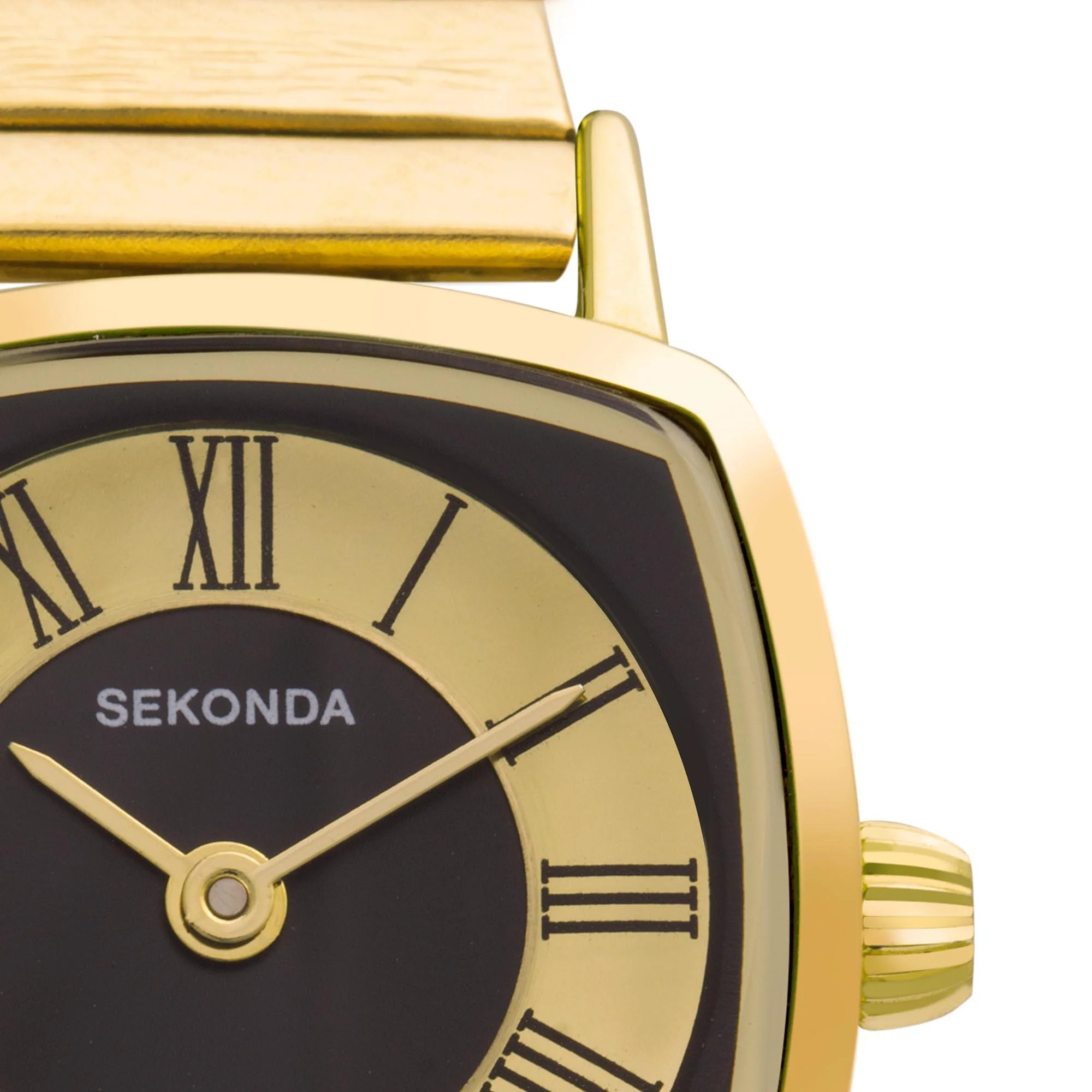 Sekonda Heritage Quartz Black Dial Gold PVD Stainless Steel Bracelet Ladies Watch 40379 - Image 15