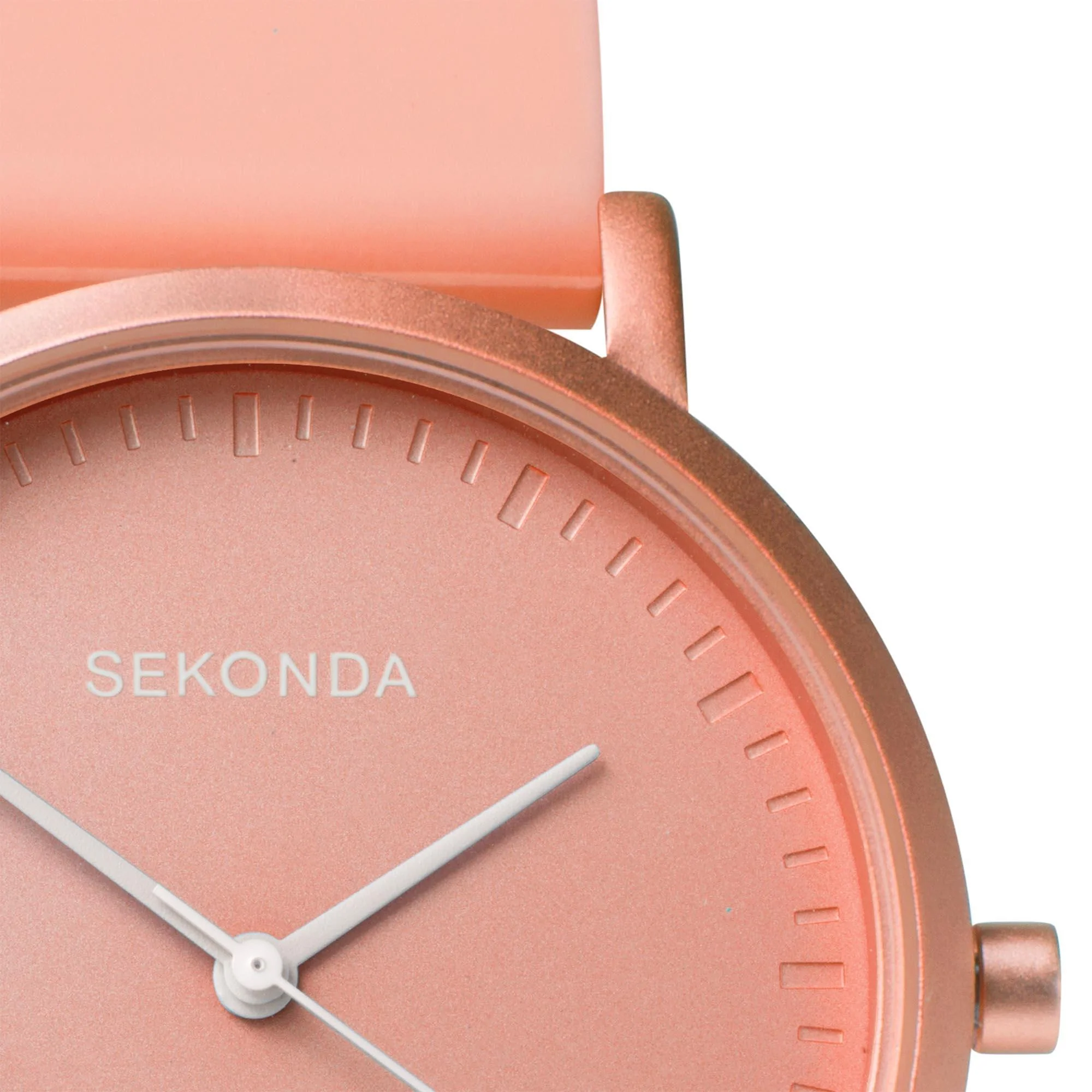 Sekonda In Colour Quartz Pink Dial Pink Silicone Strap Ladies Watch 40394 - Image 12