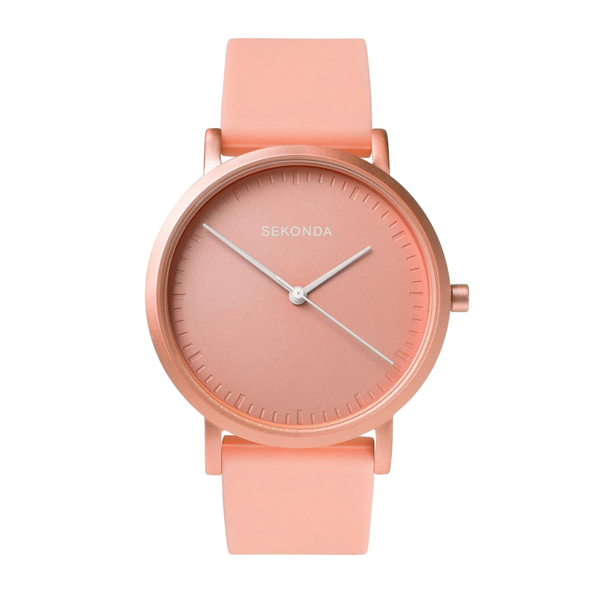 Sekonda In Colour Quartz Pink Dial Pink Silicone Strap Ladies Watch 40394 - Image 8