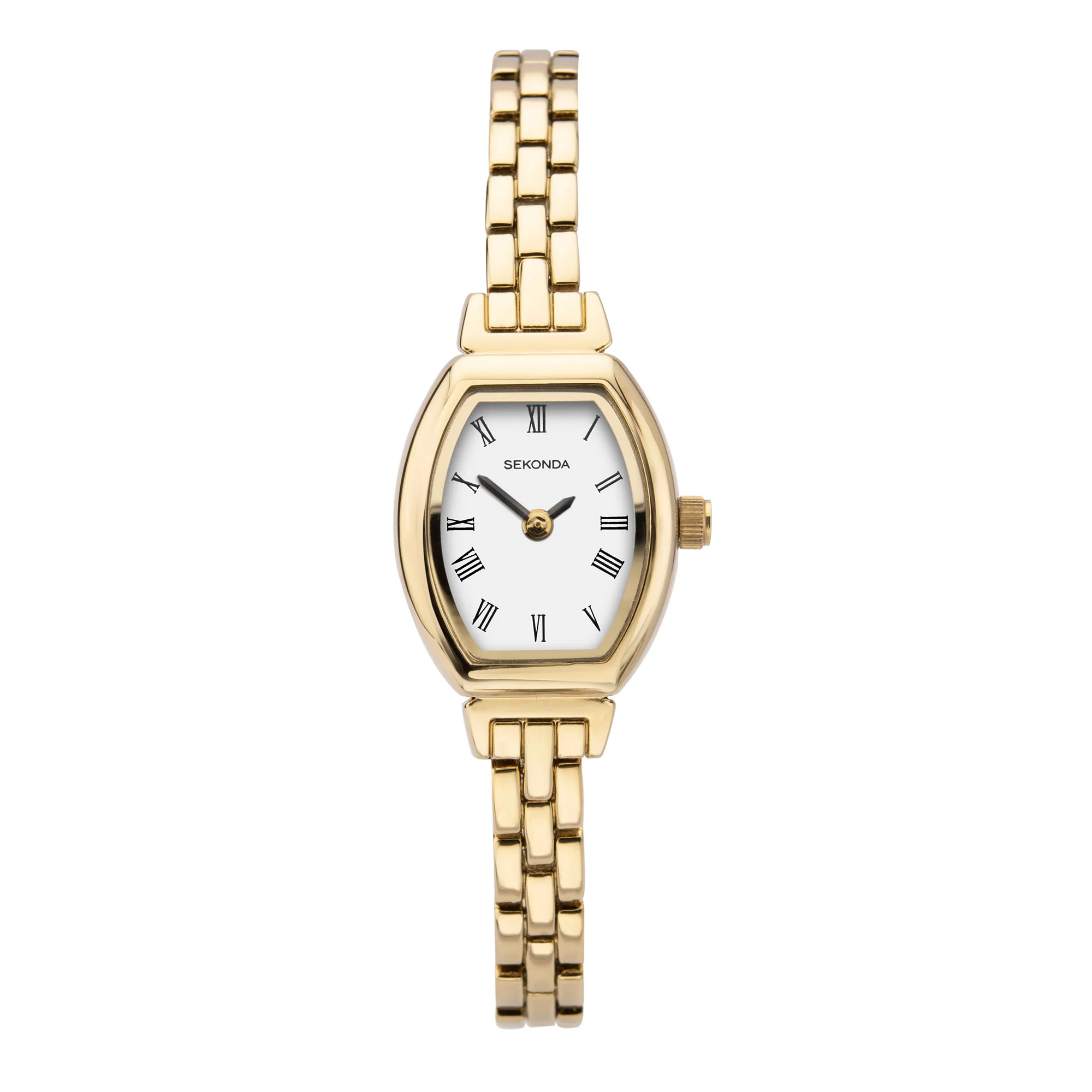Sekonda Quartz White Dial Gold PVD Stainless Steel Bracelet Ladies Watch 2967 - Image 2